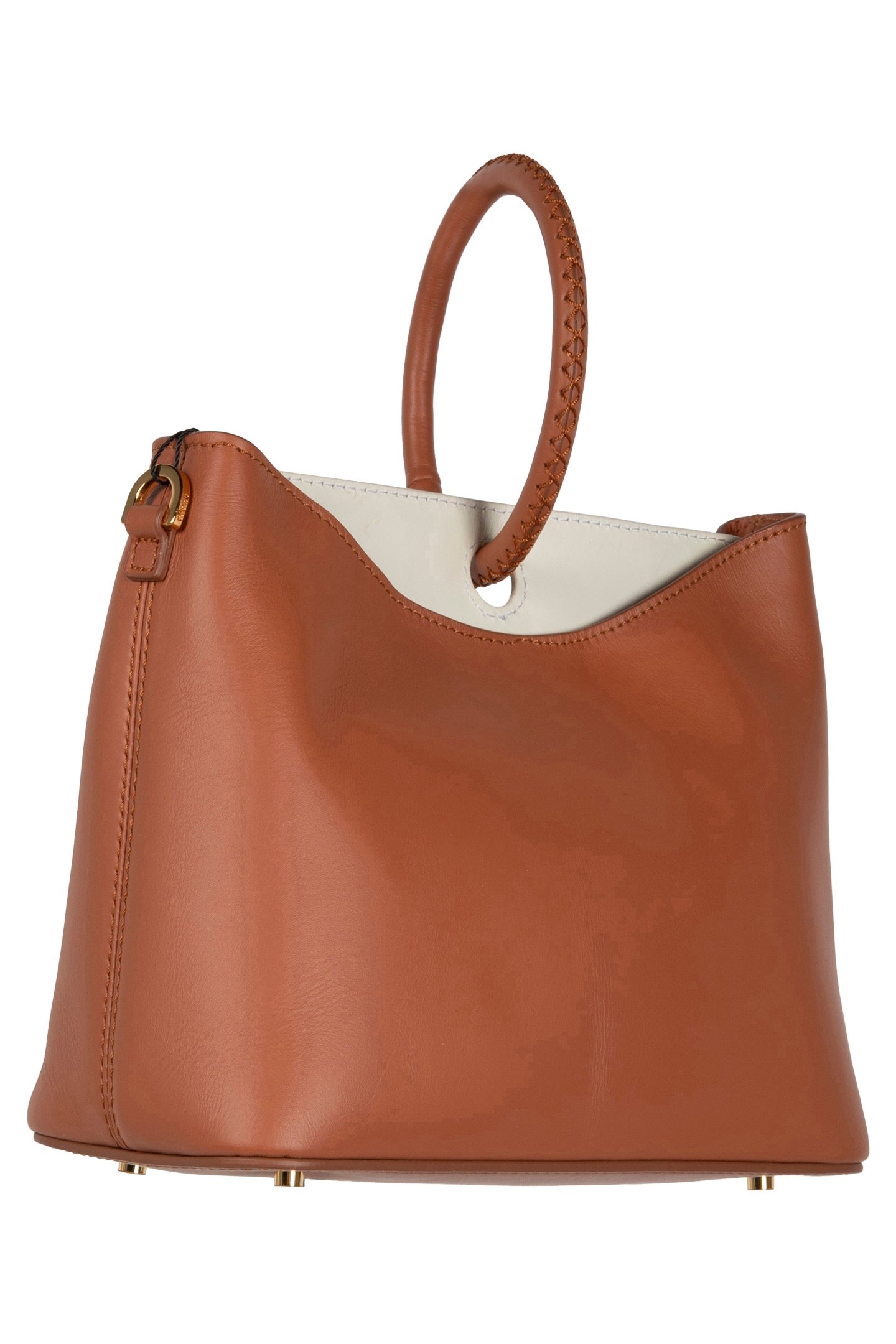 SIMONE LEATHER ORANGE/WHITE 3