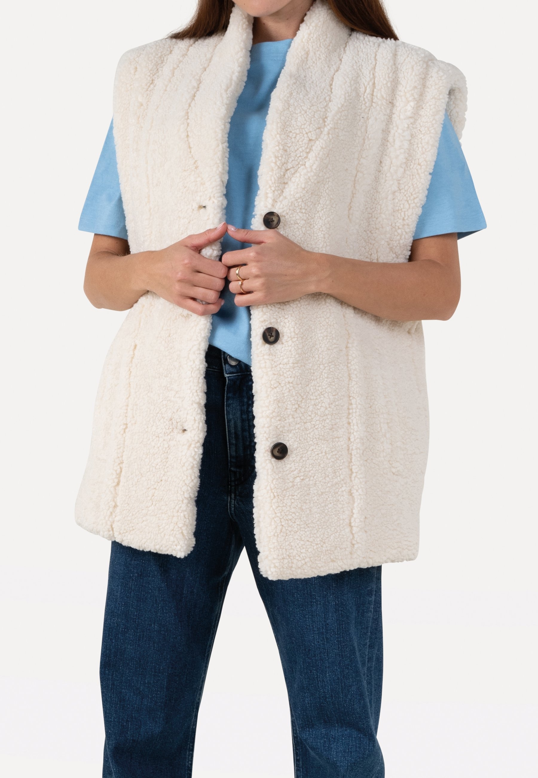 UNNI VEST EGG WHITE 1