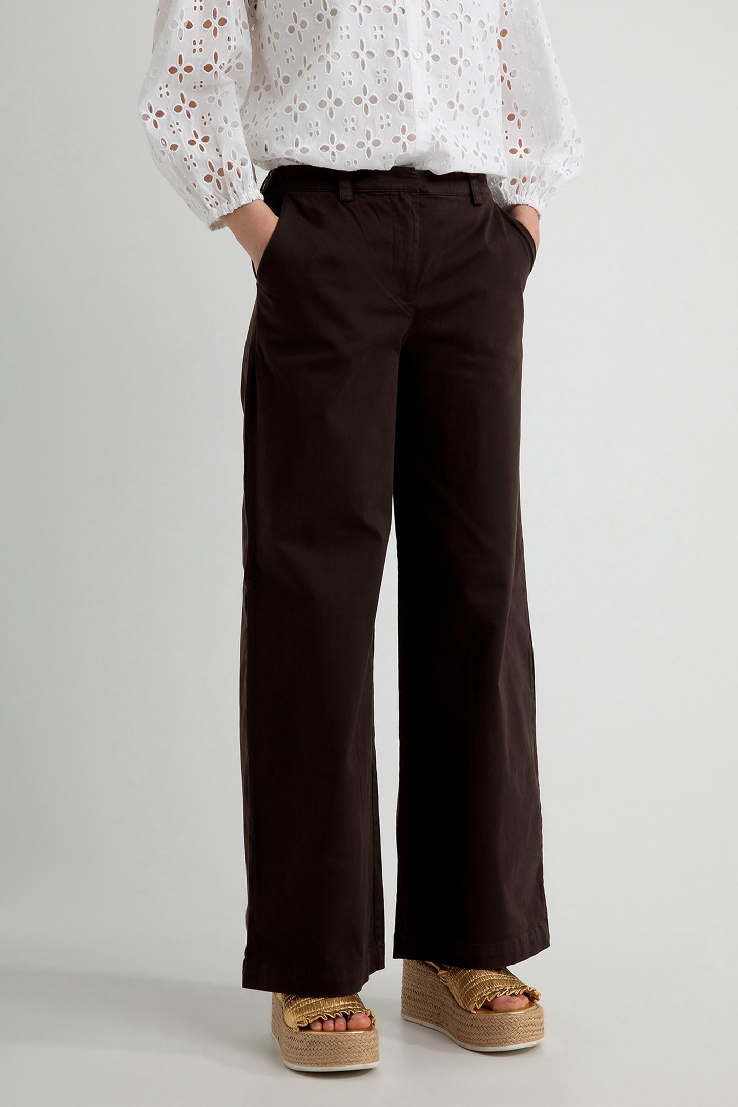 MOOS PANTS DARK BROWN 1