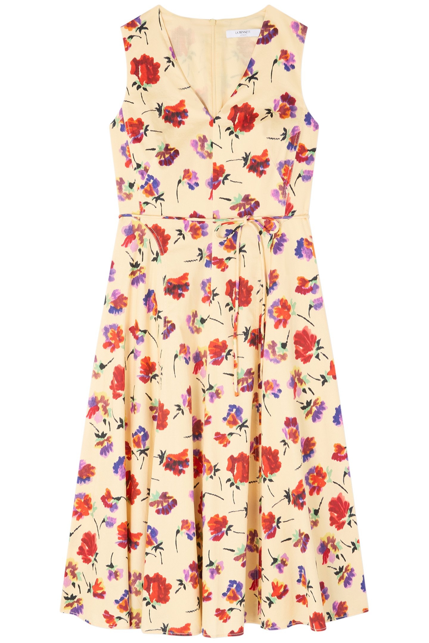 DR GAIA IKAT COTTON DRESS CREAM 3