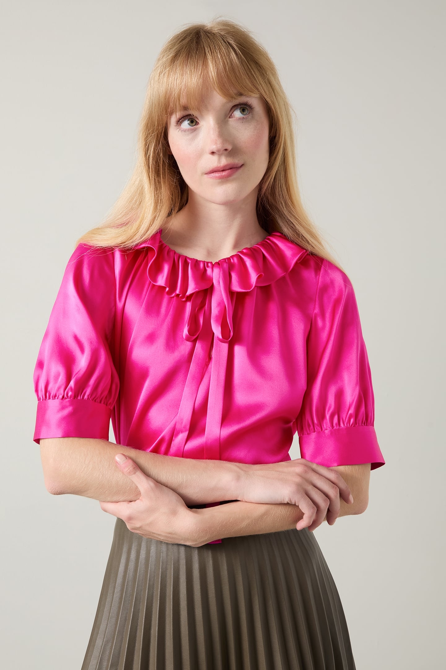 TW COCO FLORA BLOUSE PINK 1