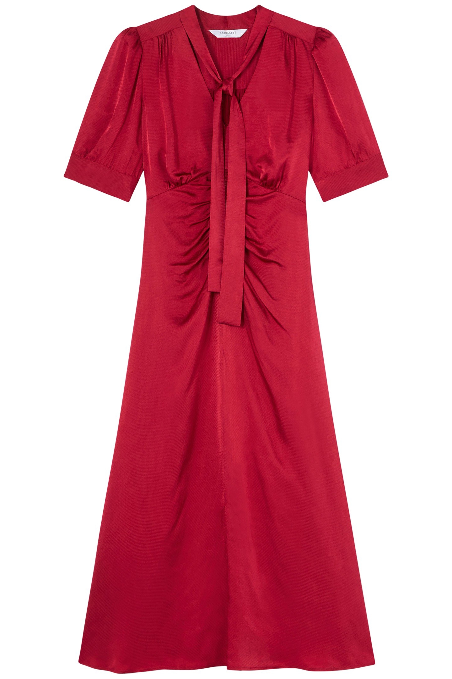DR HETTY SATIN DRESS CHERRY 3