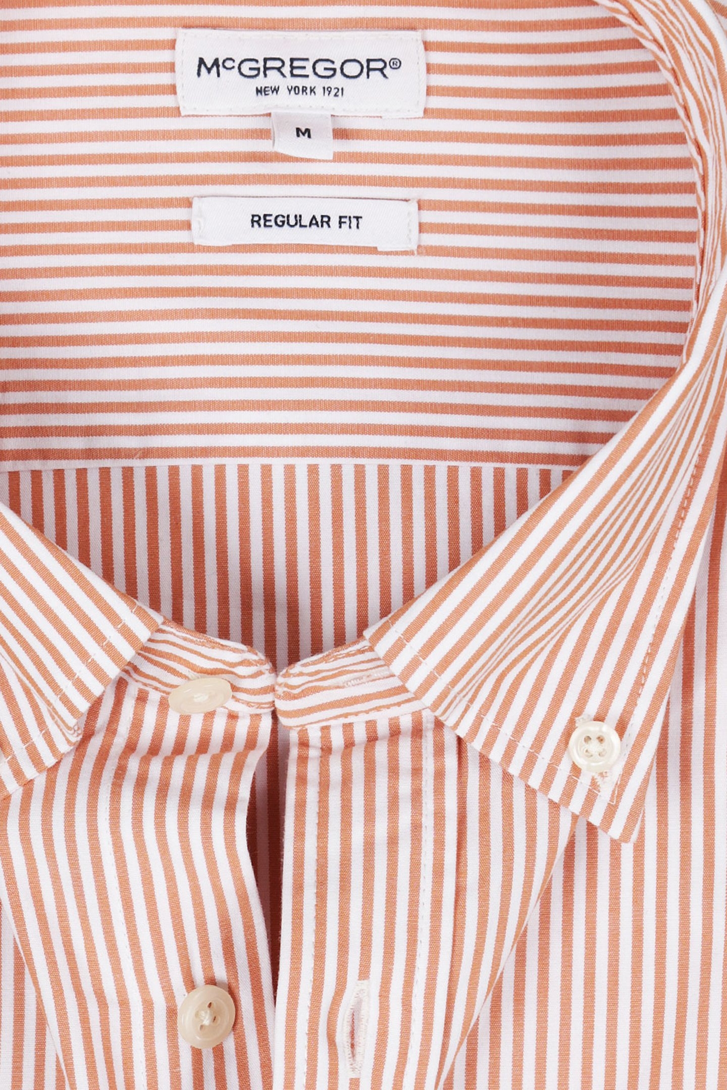 POPLIN STRIPE PEACHED SHIRT SUNDOWN 8
