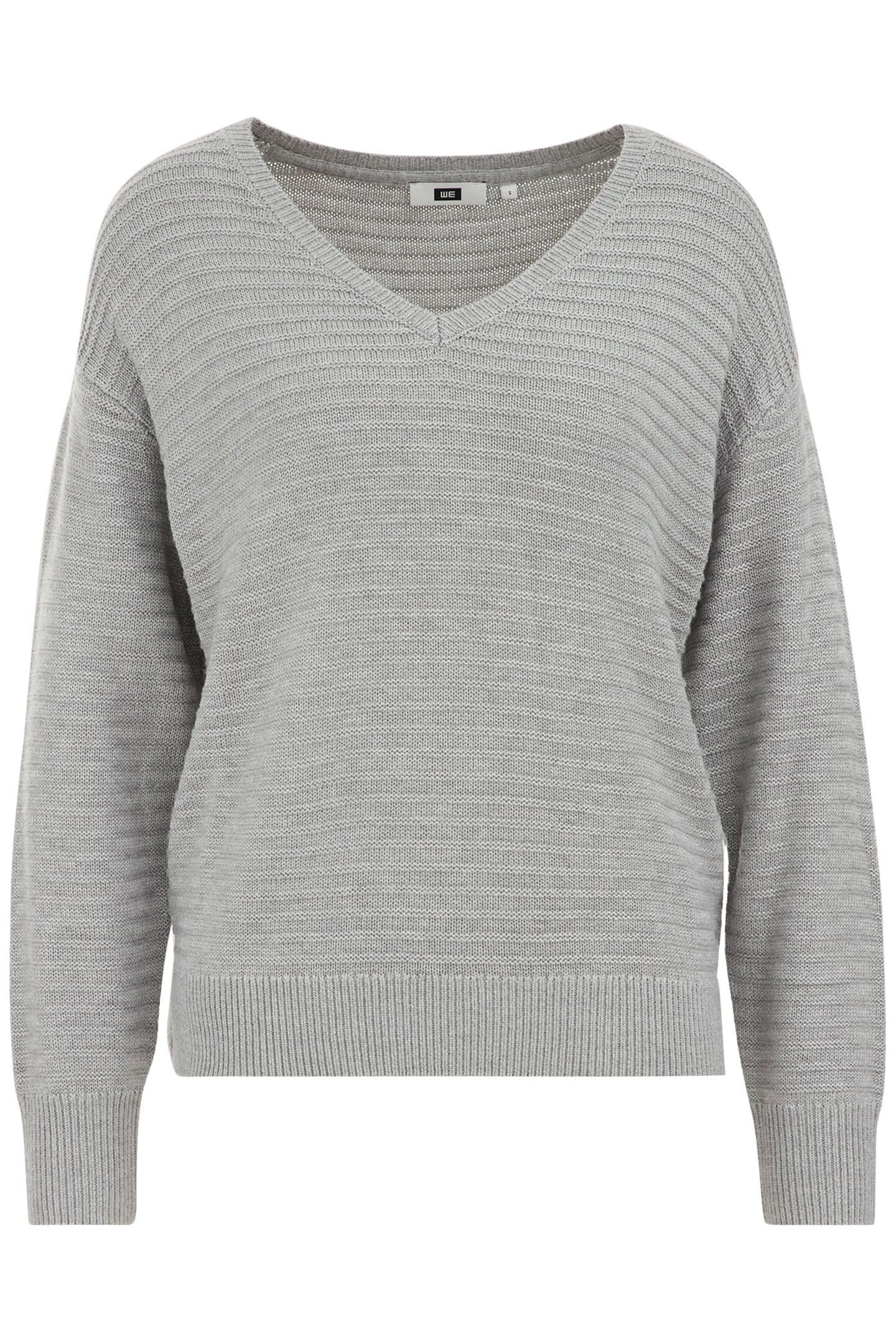 KNITTED PULLOVER LIGHT GREY 4
