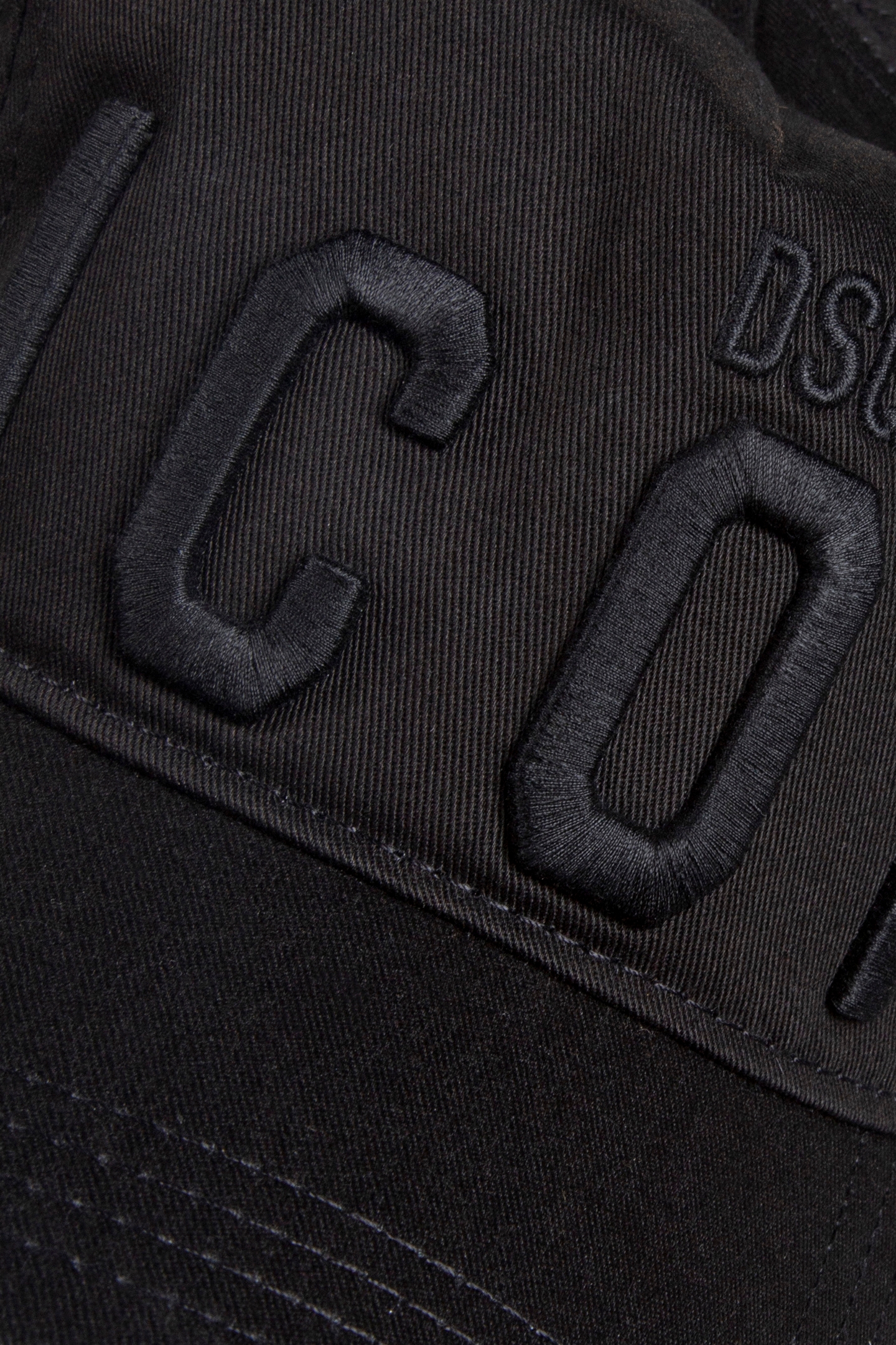 BASEBALL CAP GABARDINE BLACK 4