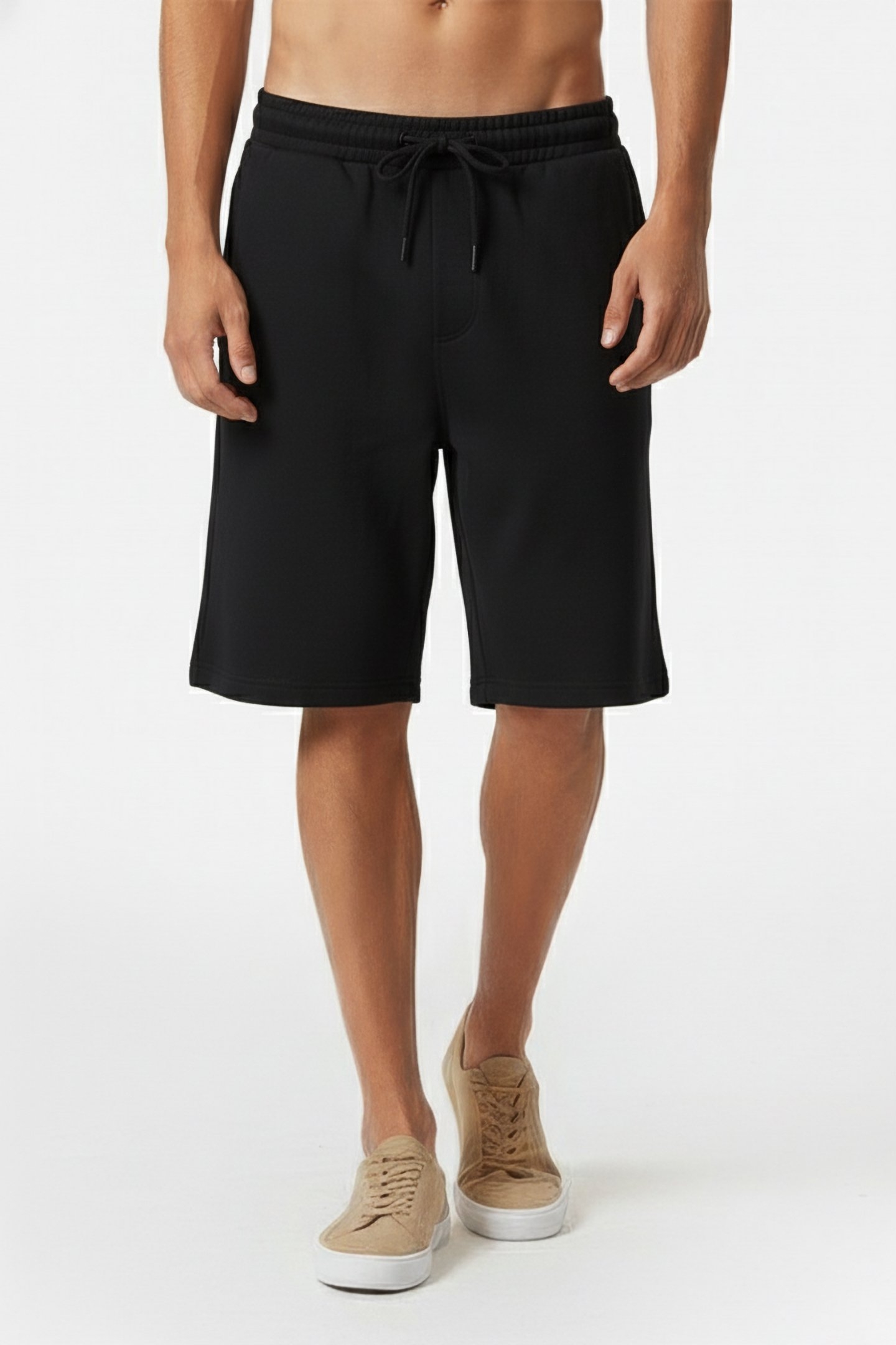 SOKOL SWEAT SHORTS BLACK 1