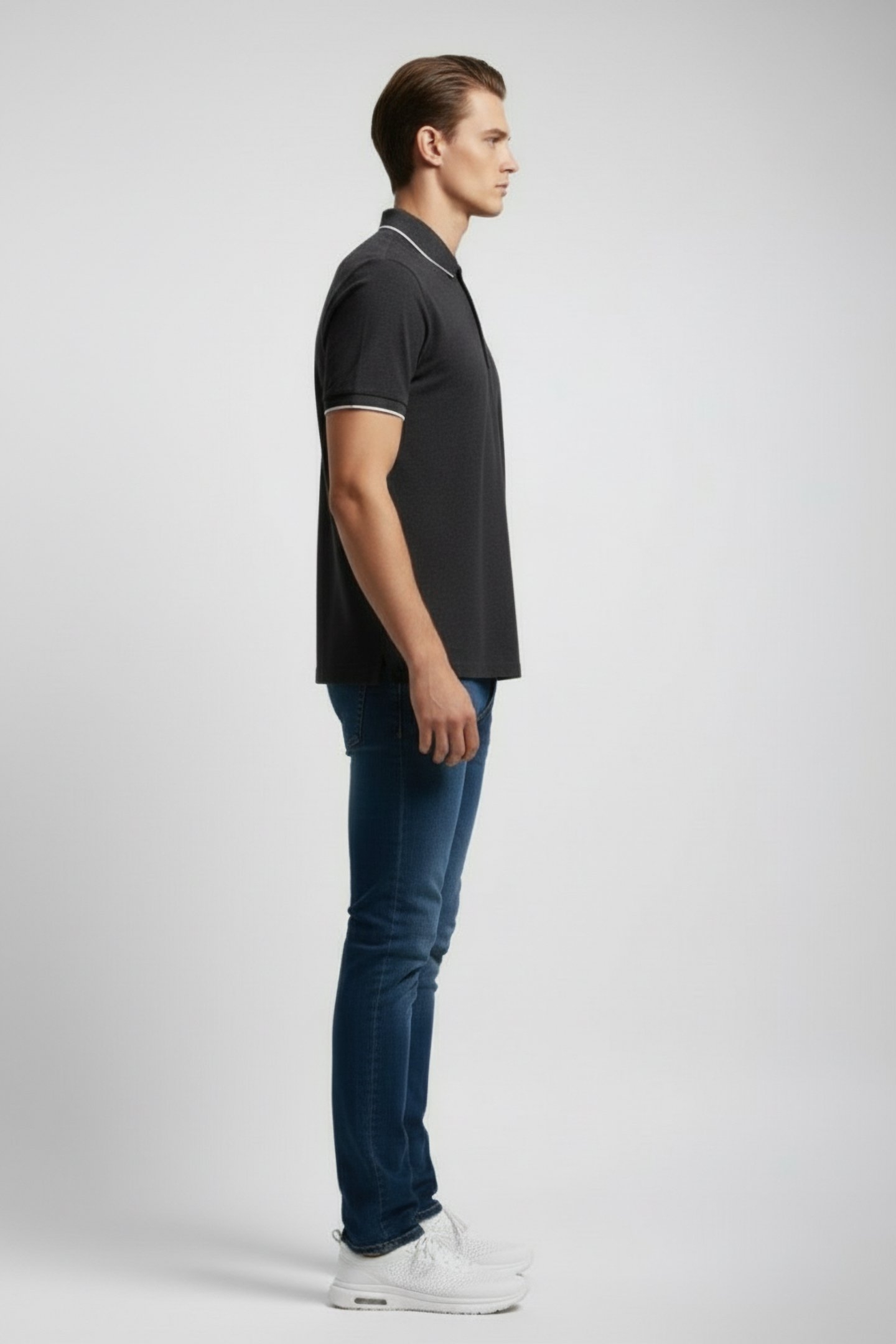 SUSTAINABLE POLO CHARCOAL MEL 3