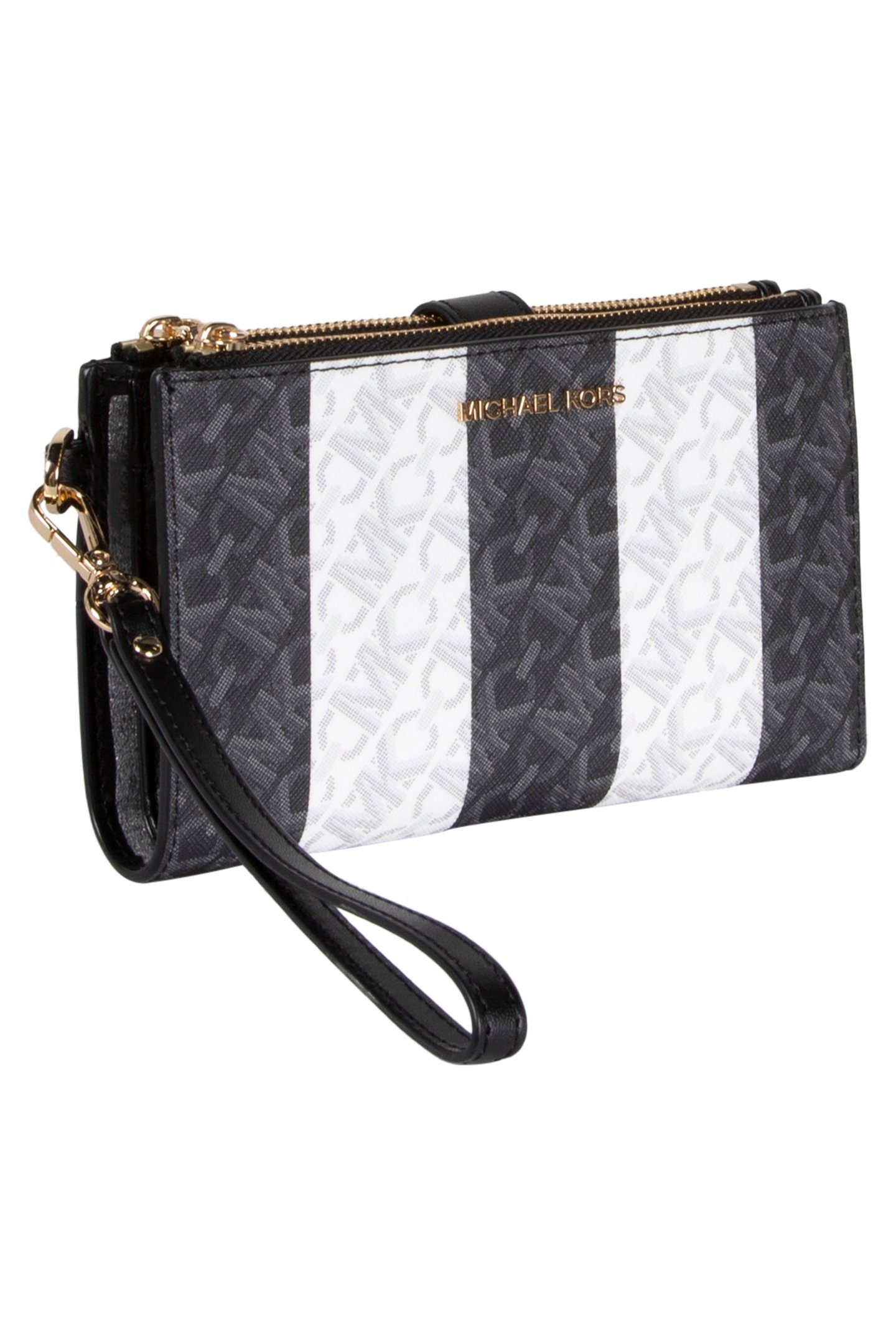 DOUBLE ZIP WRISTLET IN BLACK 4