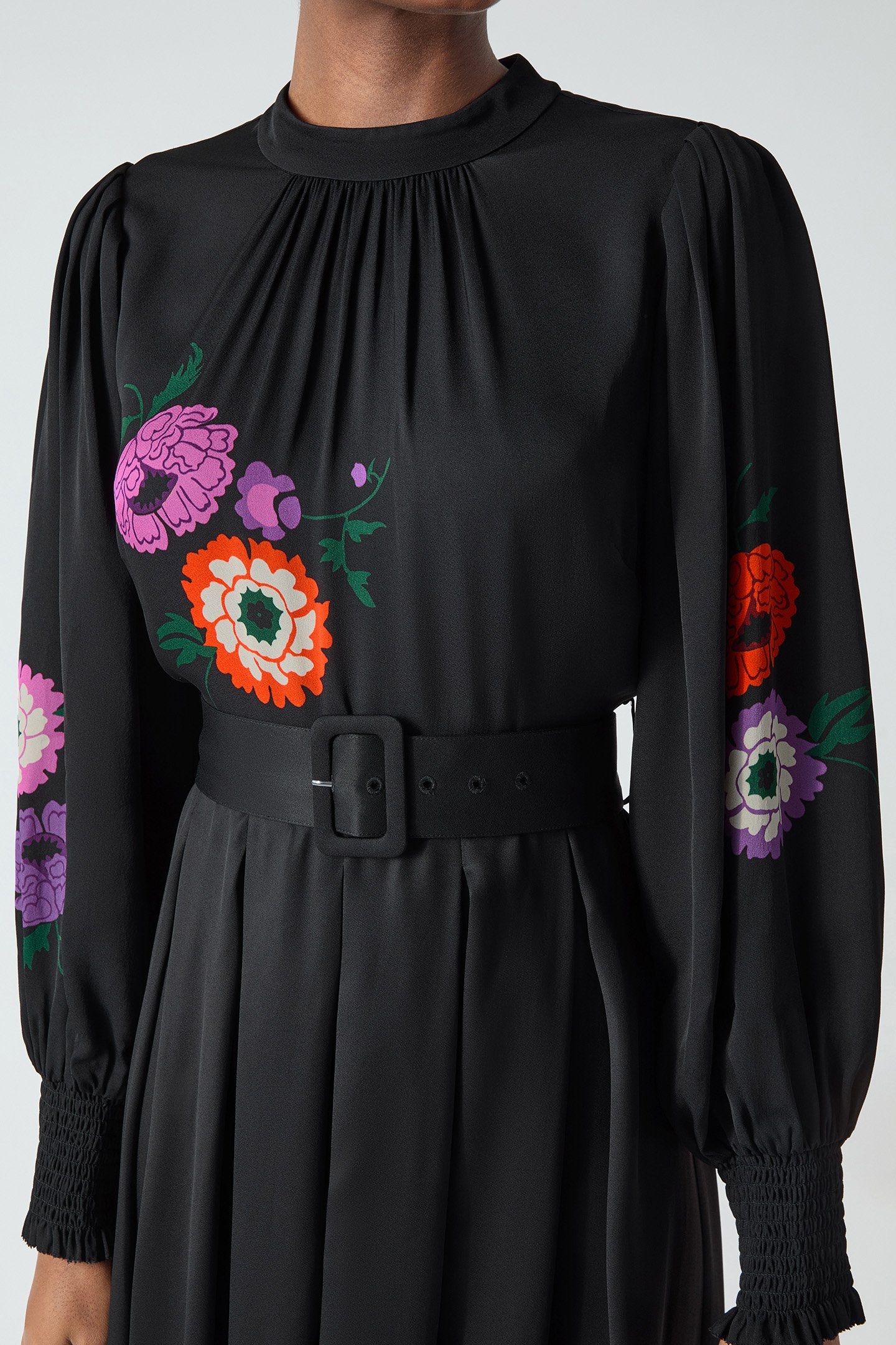 DR FLEUR MOTIF DRESS BLACK 5