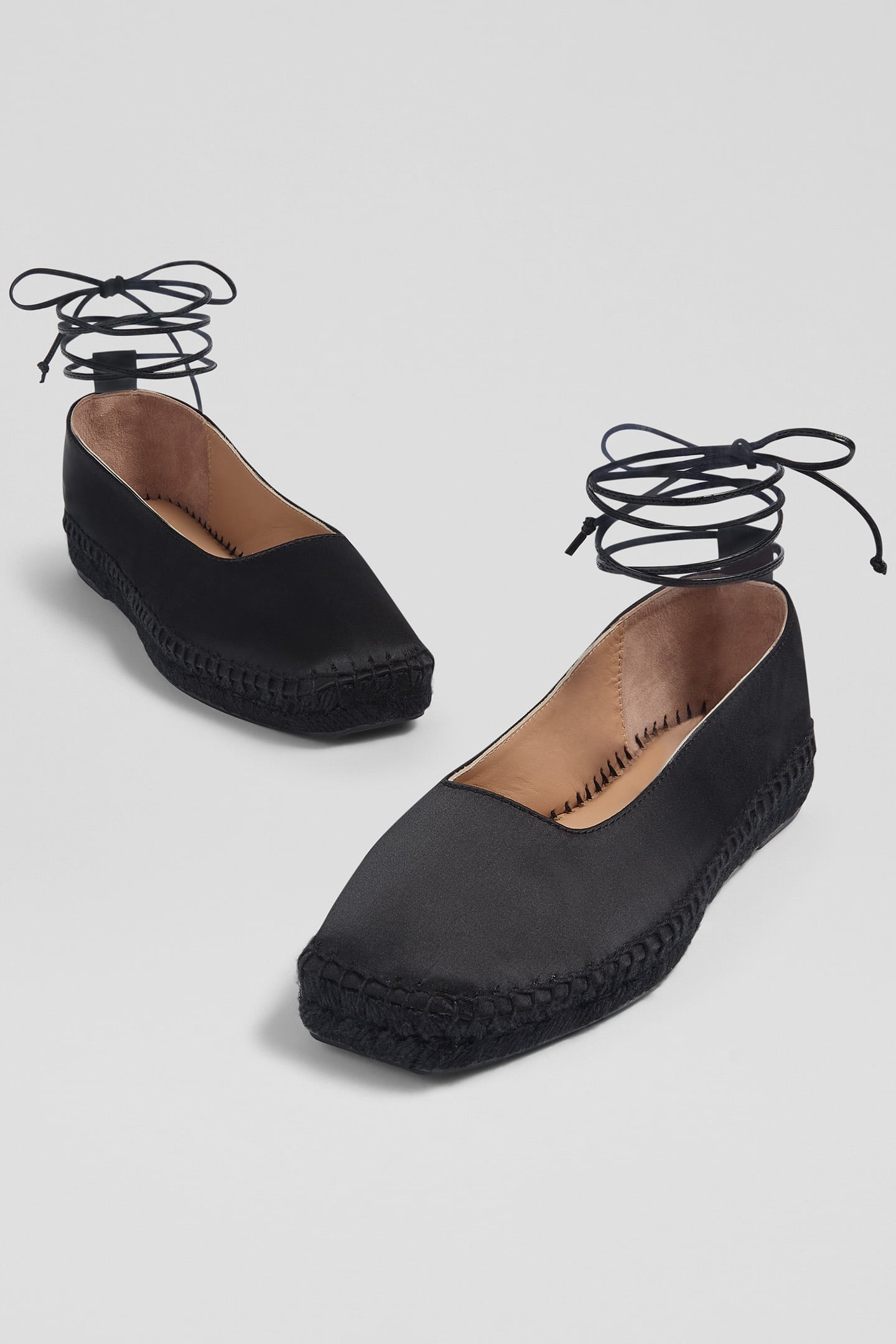FL MIA ANKLE TIE ESPADRIL BLACK 3