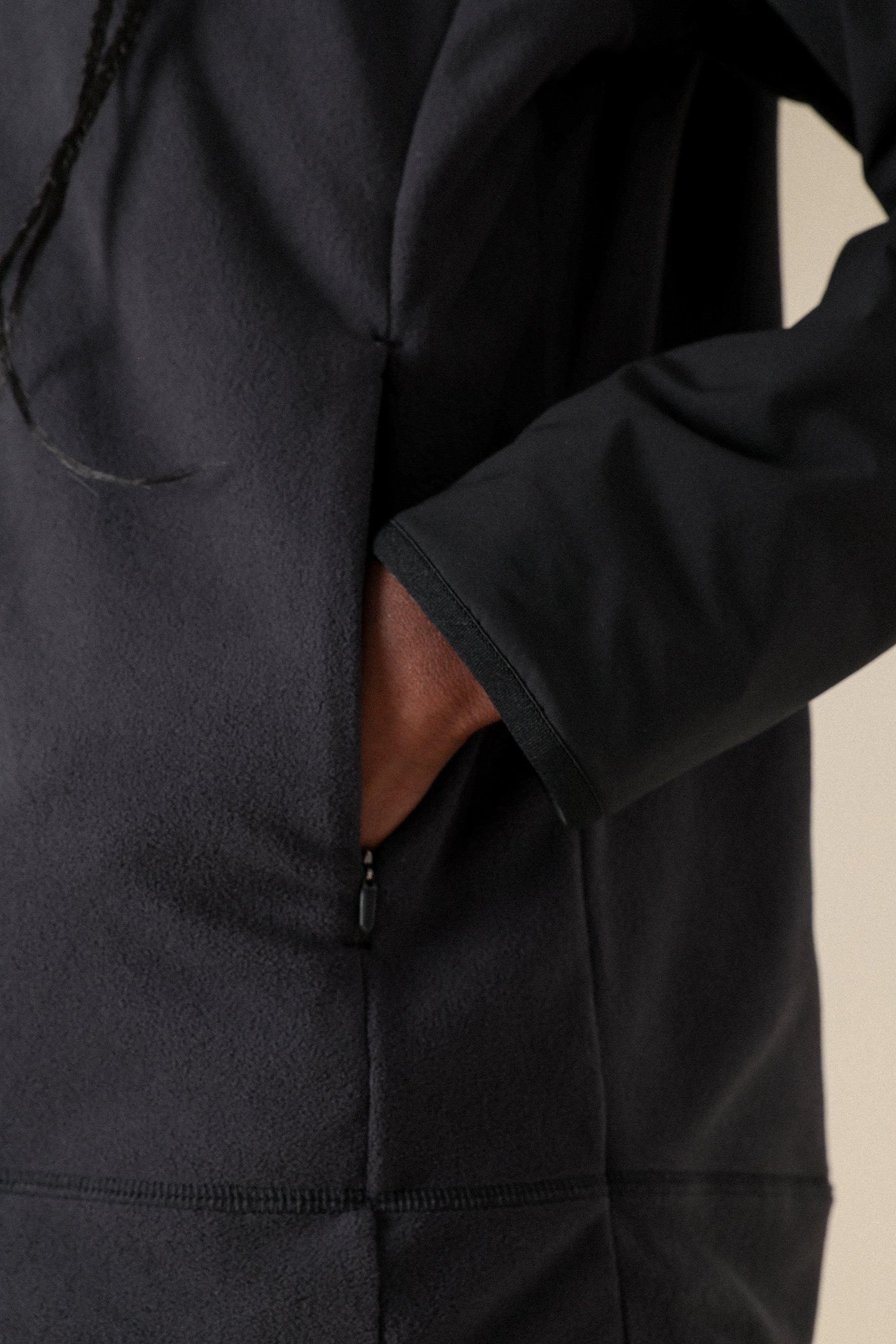 UNISEX SL SHINZO ZIP FLEECE JACKET BLACK 6