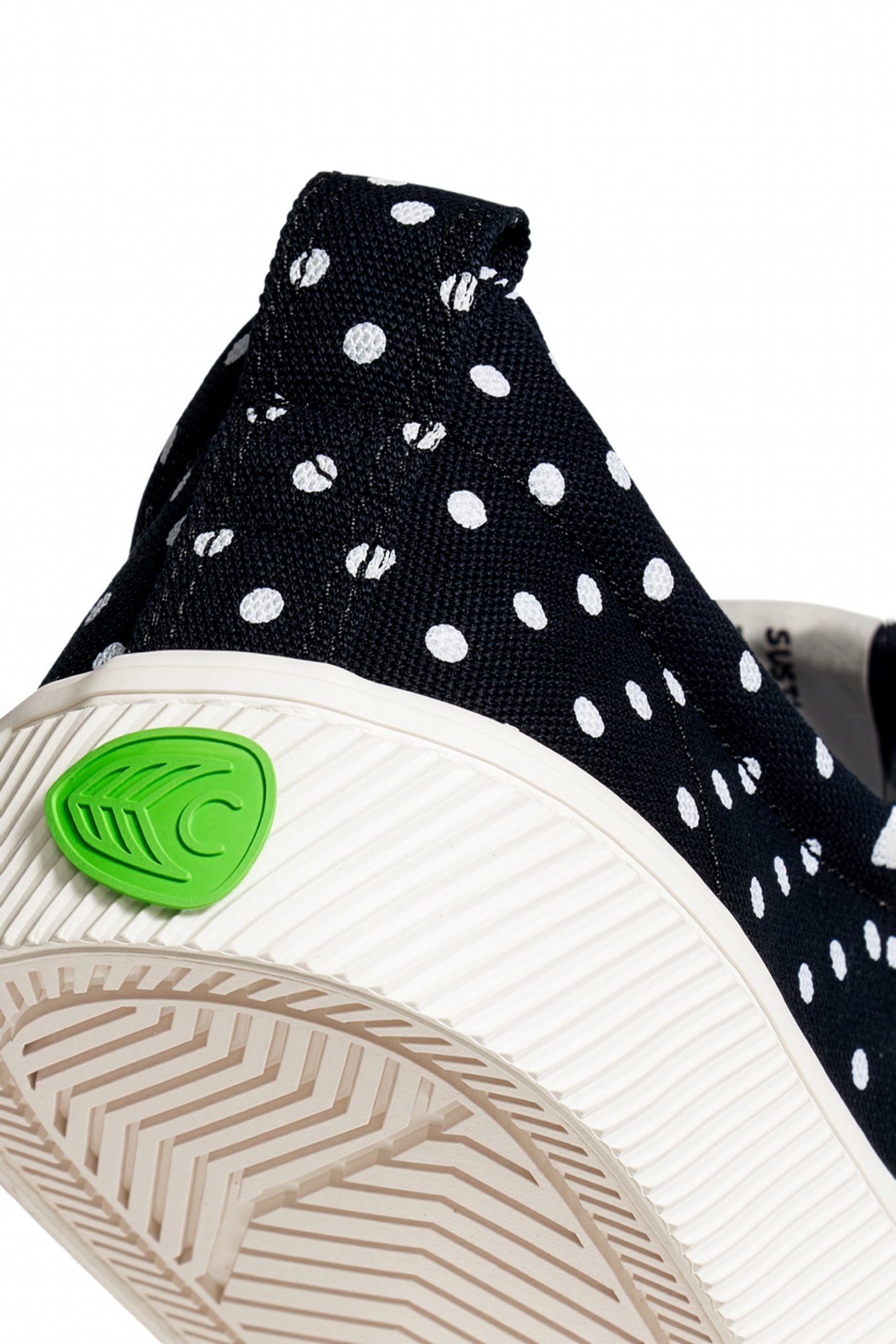 OCA CANVAS WHITE BLACK POLKA DOTS 6