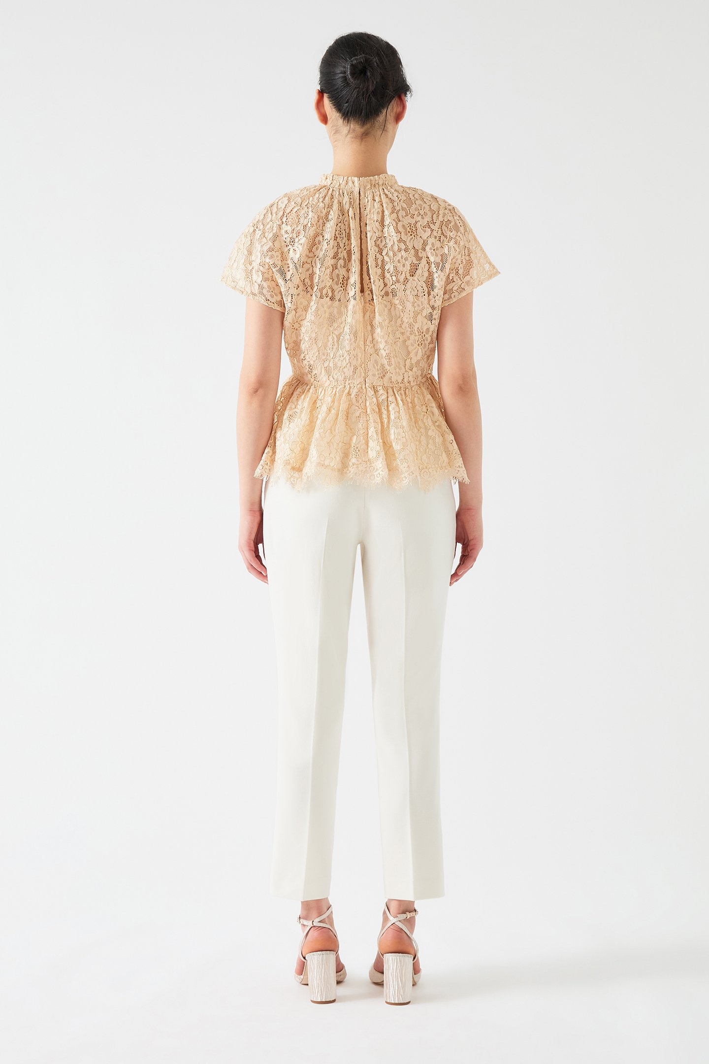 TW CECILY LACE TOP CHAMPAGNE 3