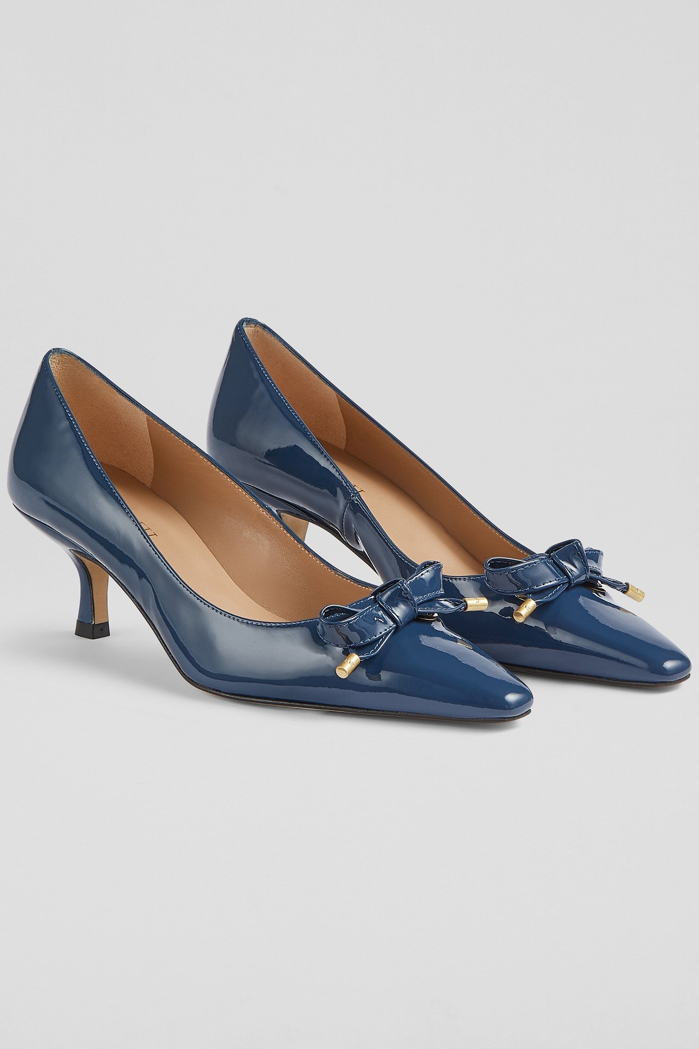 CC ALMA EYELET BOW COURT SMOKE BLUE 2