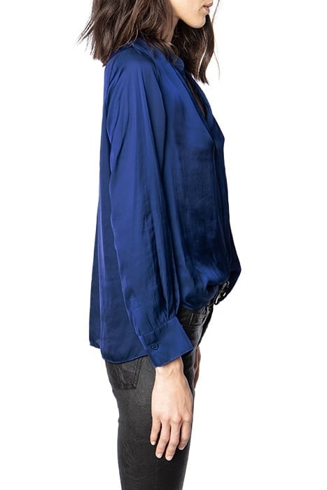 TINK SATIN TUNIQUE BLEU DE CHINE 2