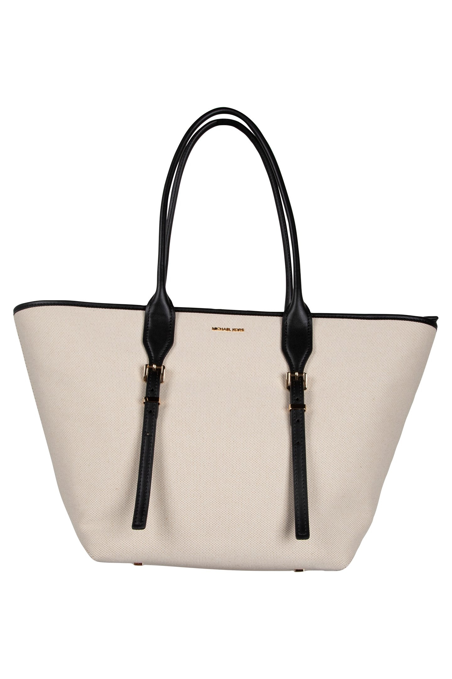 LARGE BUCKLE TOTE IN BLACK 2