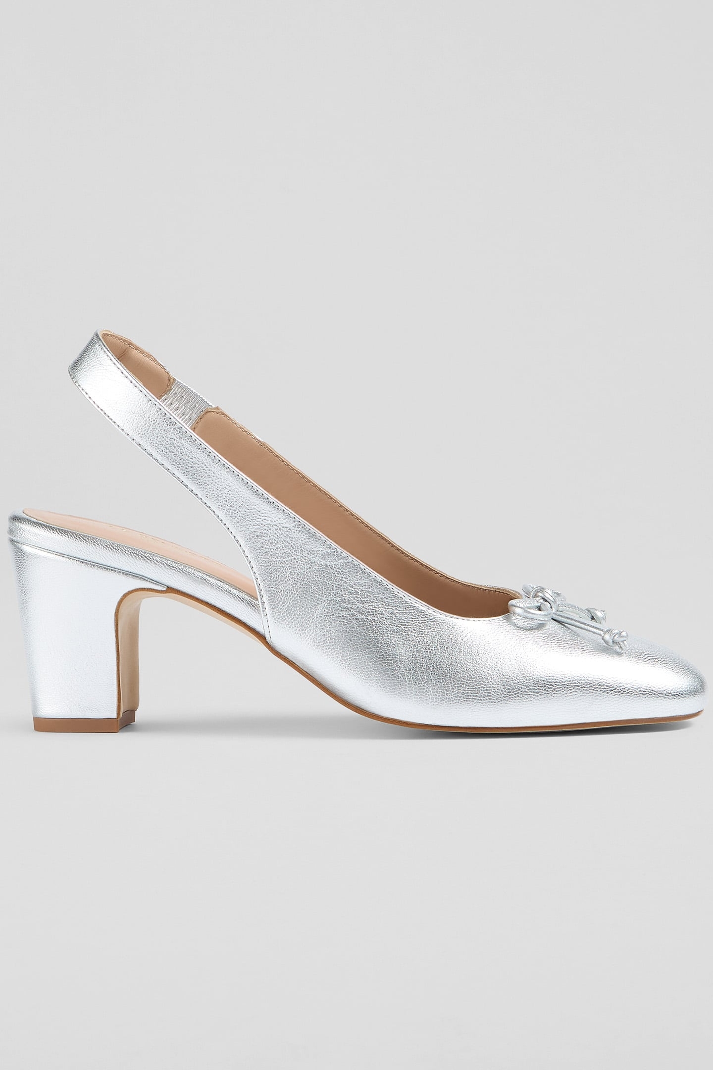 OC LOUISE BALLERINA SLING SILVER 1