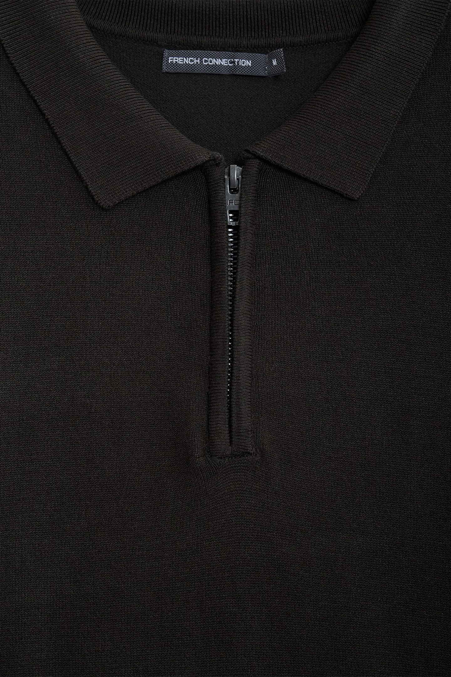 POLO ZIP LS LUXE DK GREEN 3