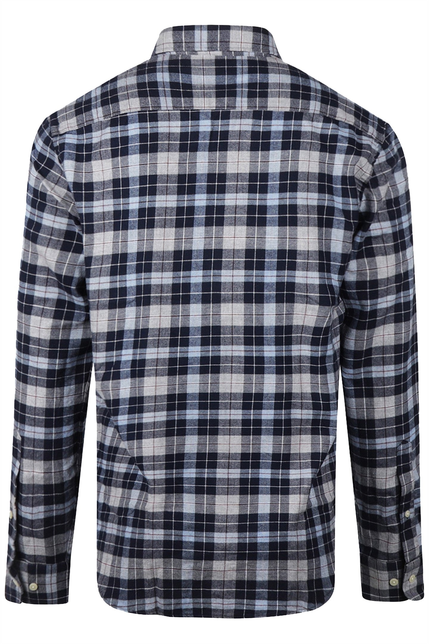 FLANNEL CHECK SHIRT LIGHT BLUE 5