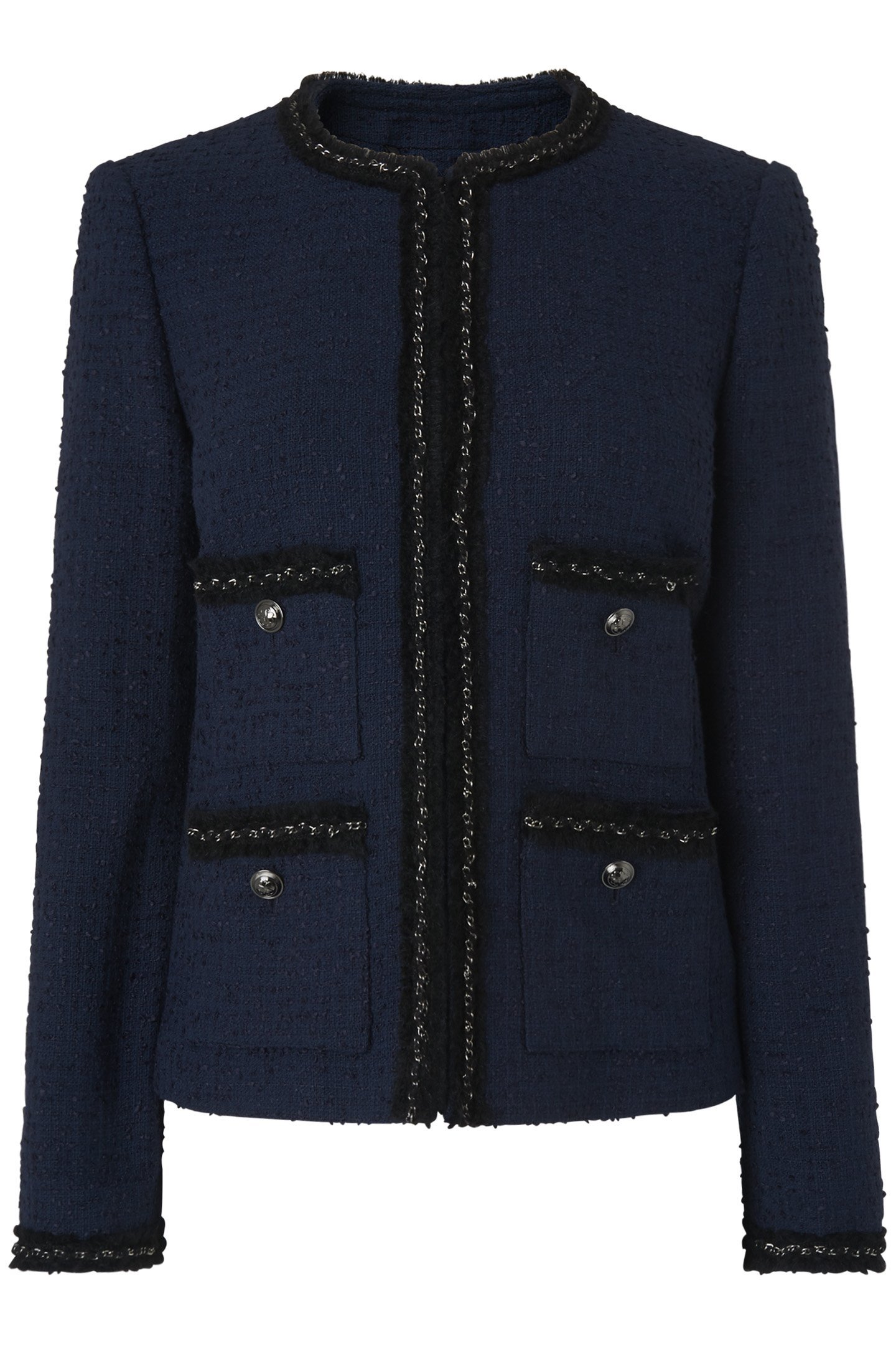 JK HALYNA - TRIM TWEED NAVY TWEED 2