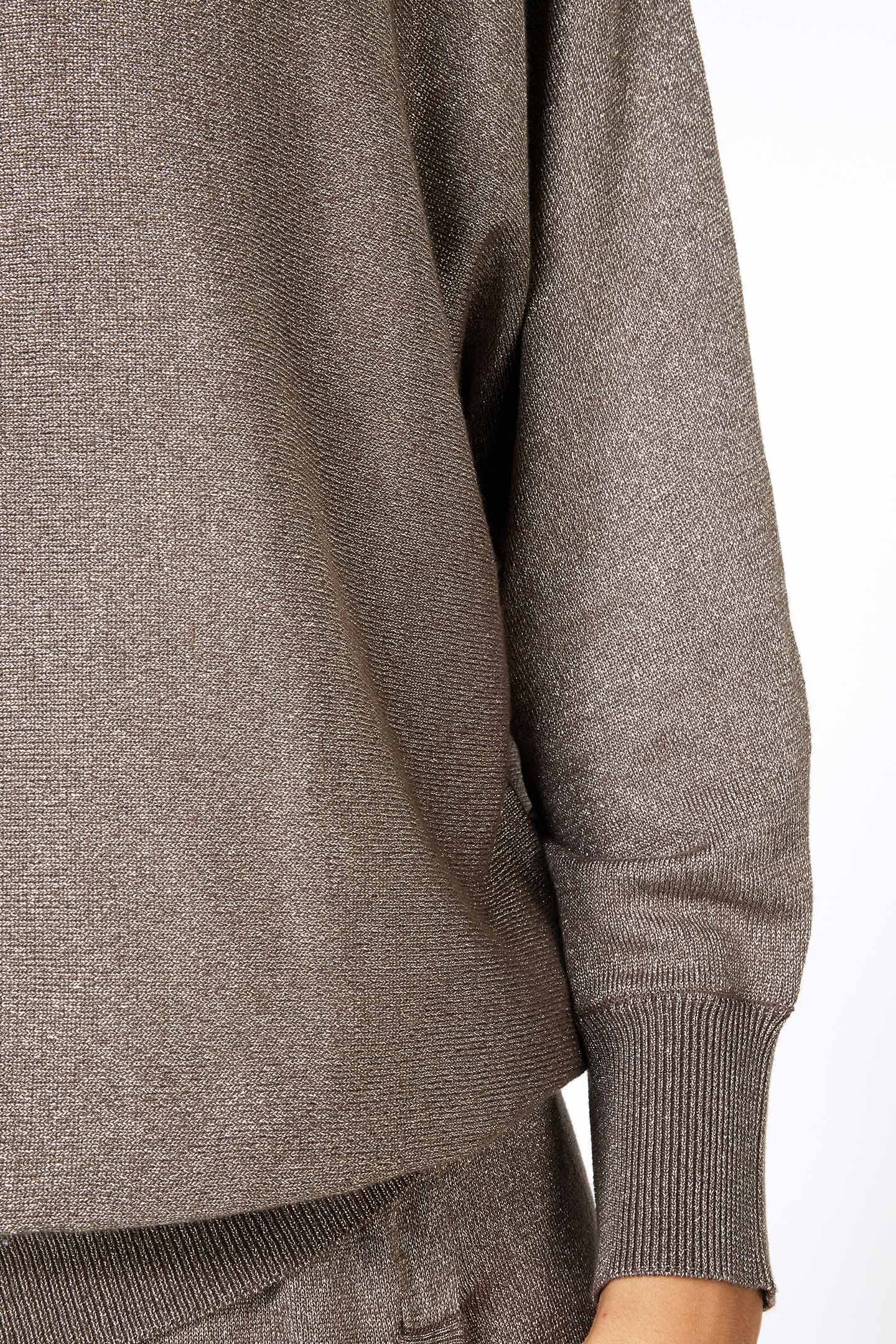 SWEATER BATWING LUREX ARMY GREEN 6