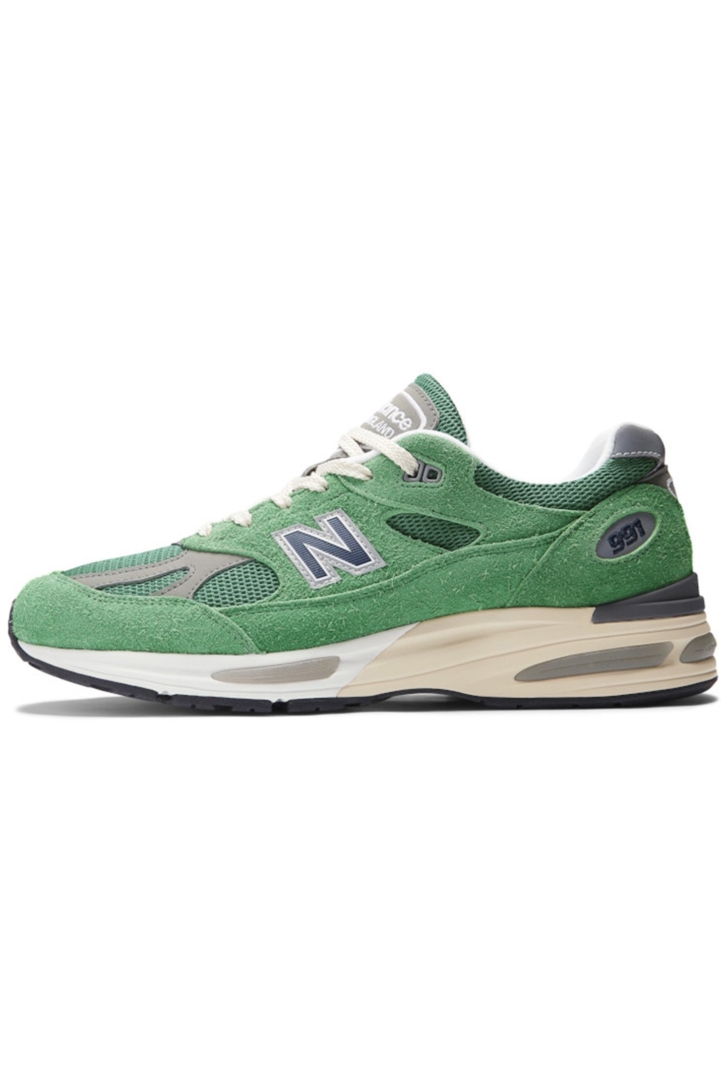 UNISEX MADE IN UK 991V2 GROUNDED PAST MINERAL GREEN 6