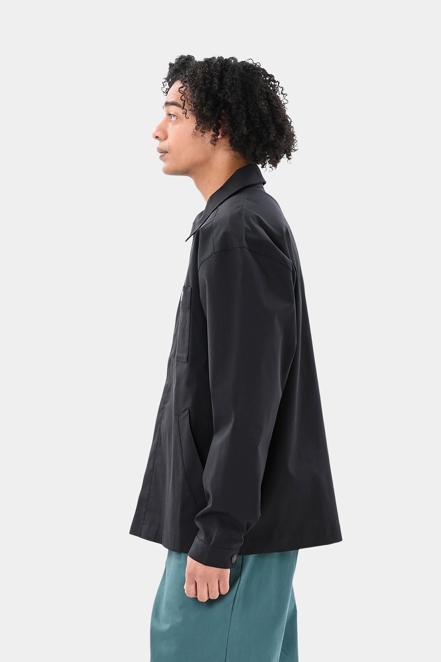COACHES TWILL JACKET BLACK 5