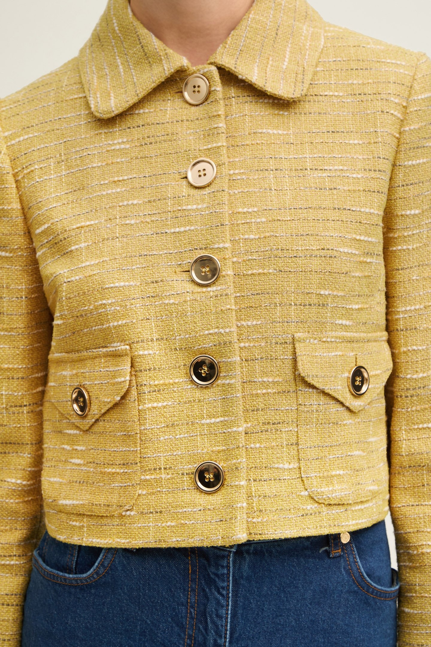 JK VARLEY TWEED JACKET BUTTERCUP 4