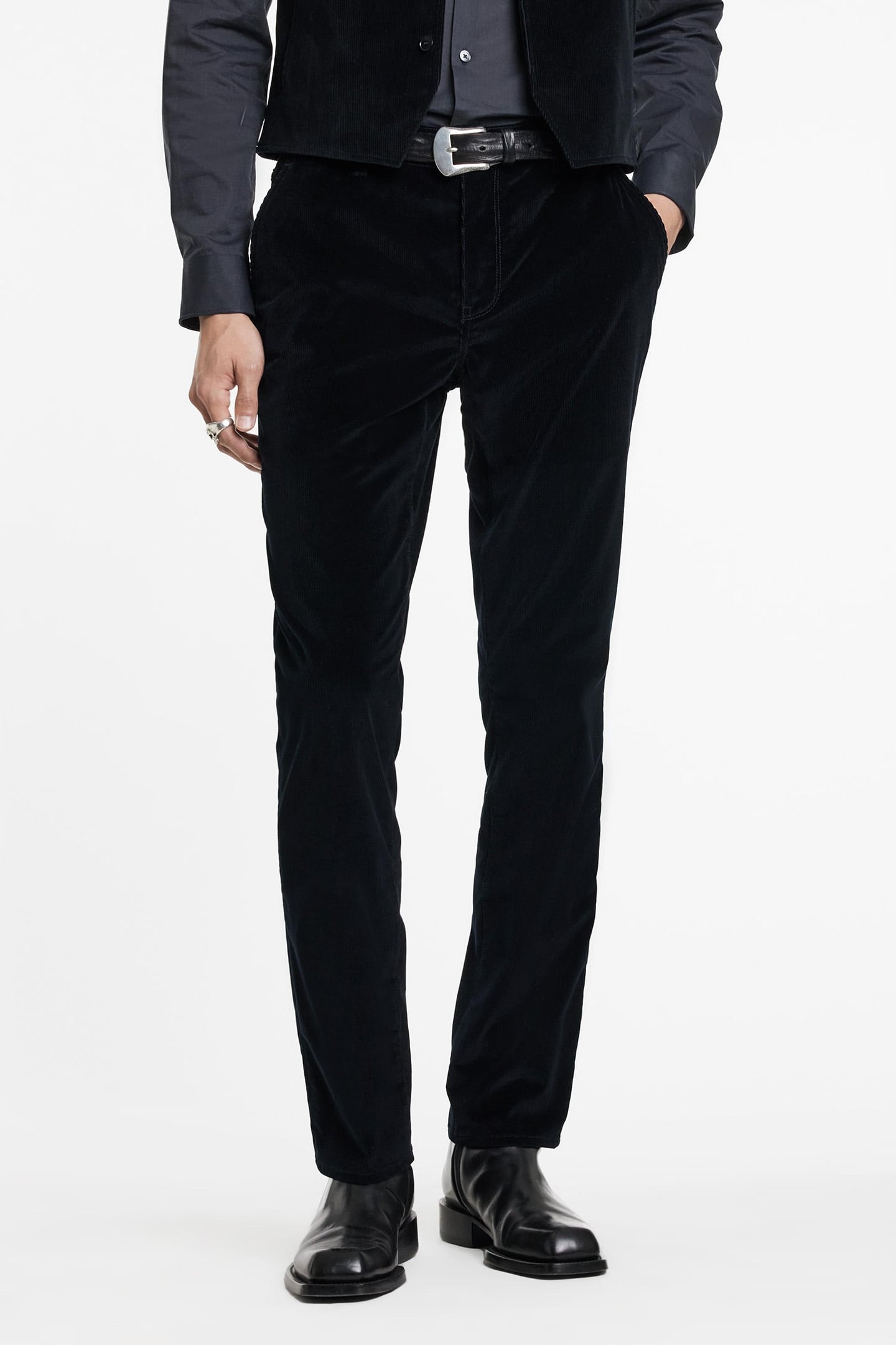 MOTOR CITY FIT - ZIP FLY LOW RISE SLIM F BLACK 1