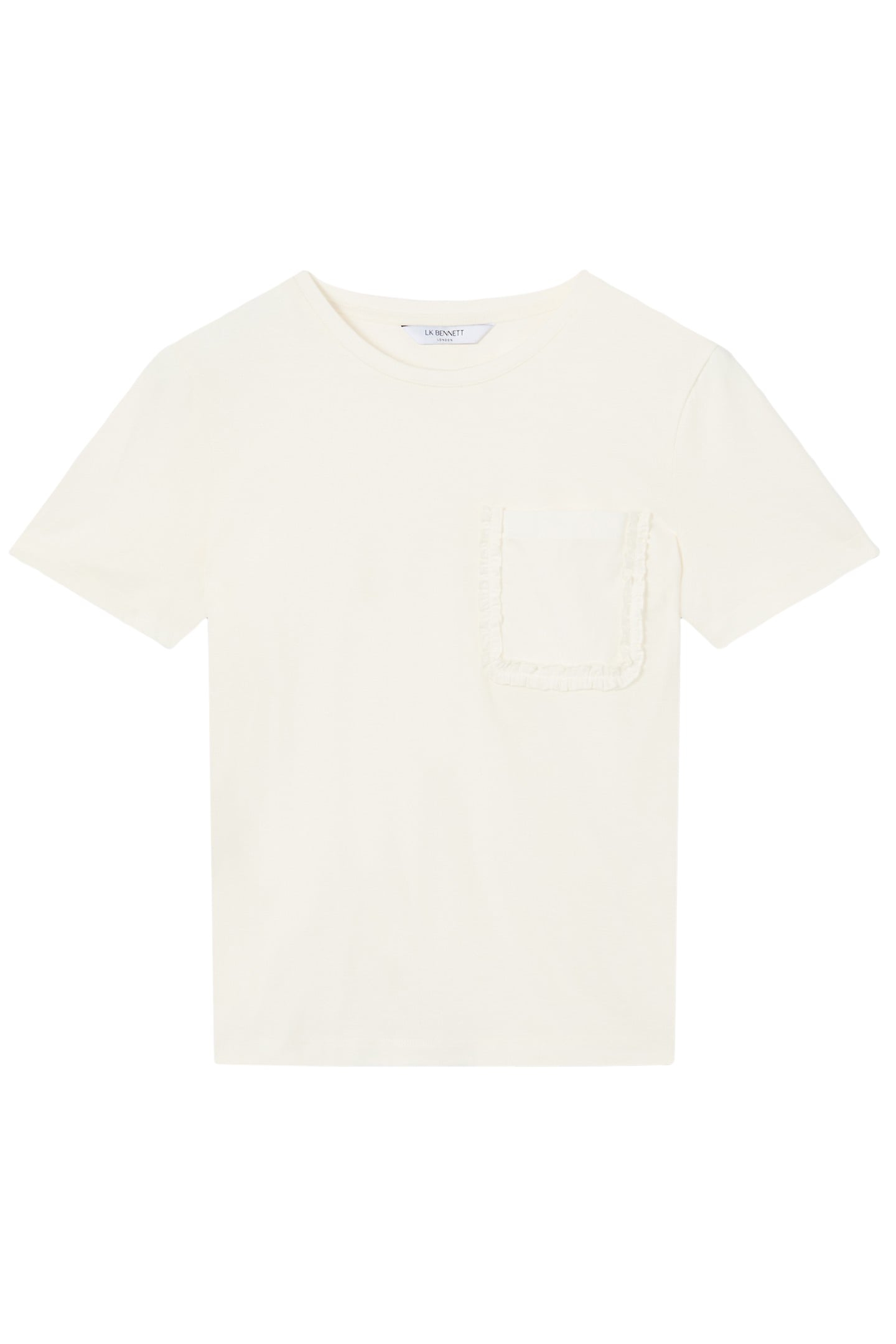 TJ HALLY FRILL SHIRT IVORY 3