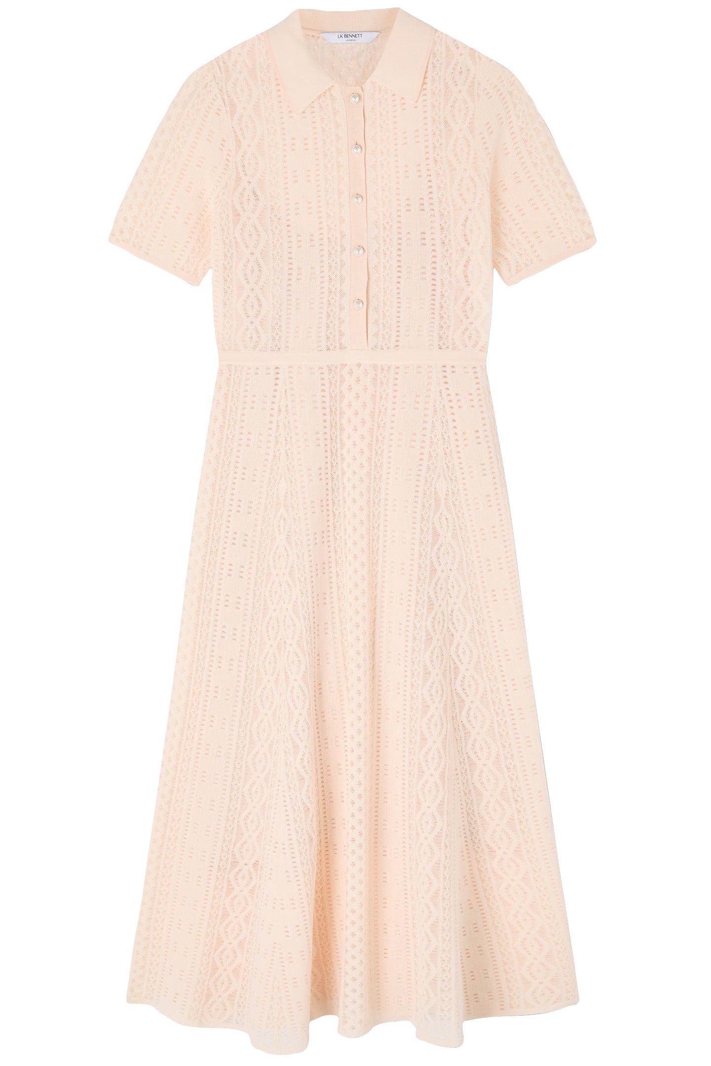 DR DEAN LACE KNIT DRESS LIGHT PINK 3
