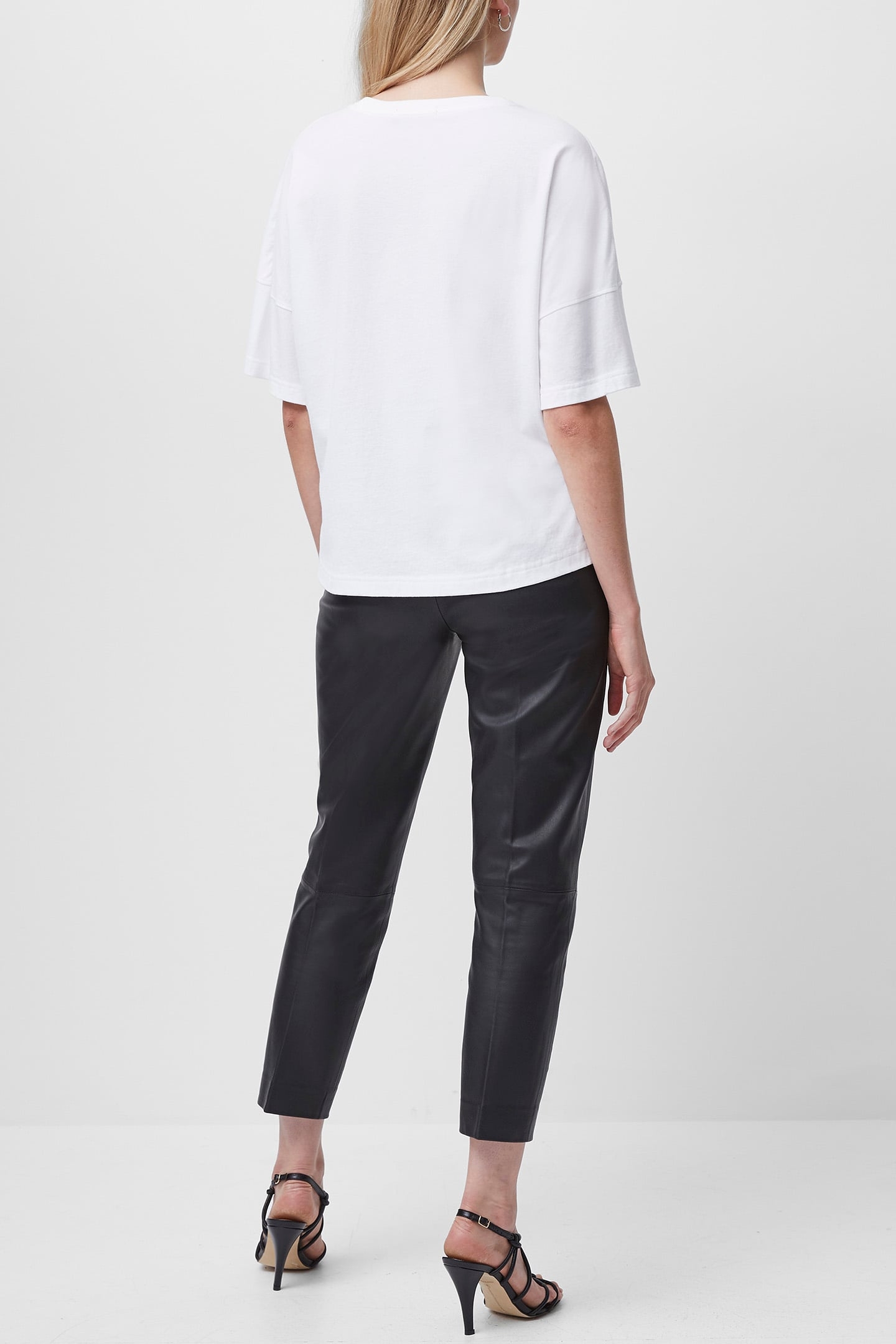 TALLY JRSY SSLV CREWNK TEE LINEN WHITE 2