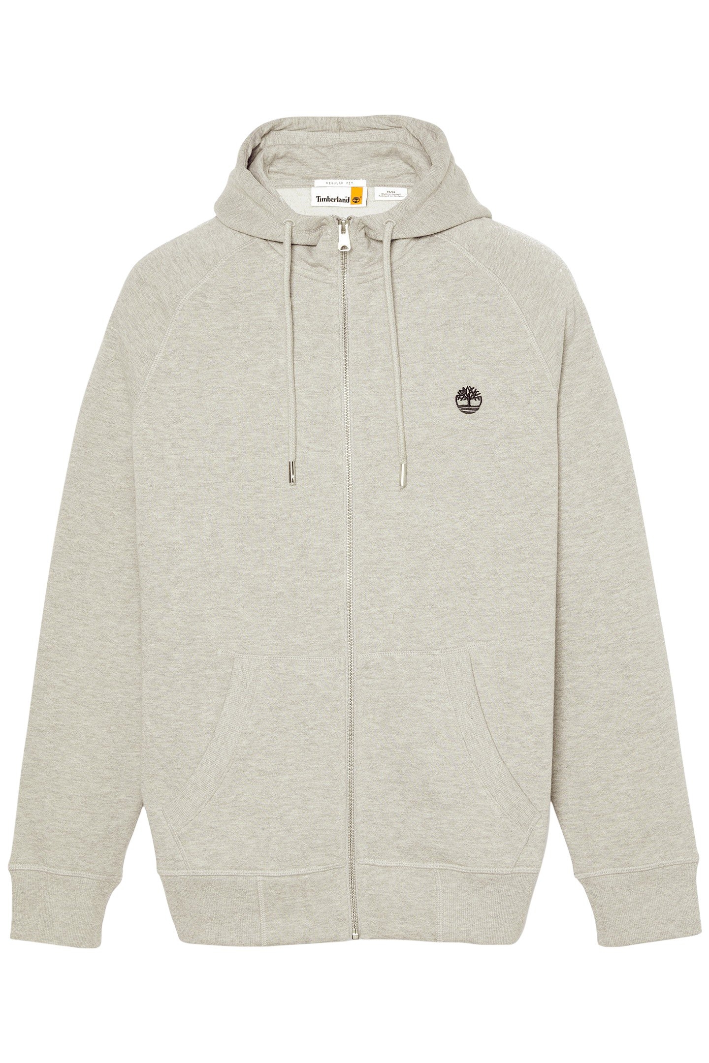 EXETER RIVER BRUSHED BACK FULL ZIP HOODIE MEDIUM GREY HEATHE 4