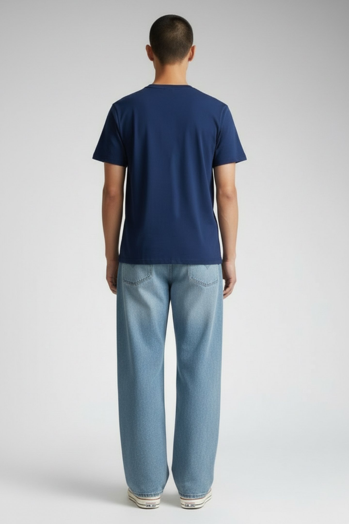 AIXALF T-SHIRT BLUE PRINT 2