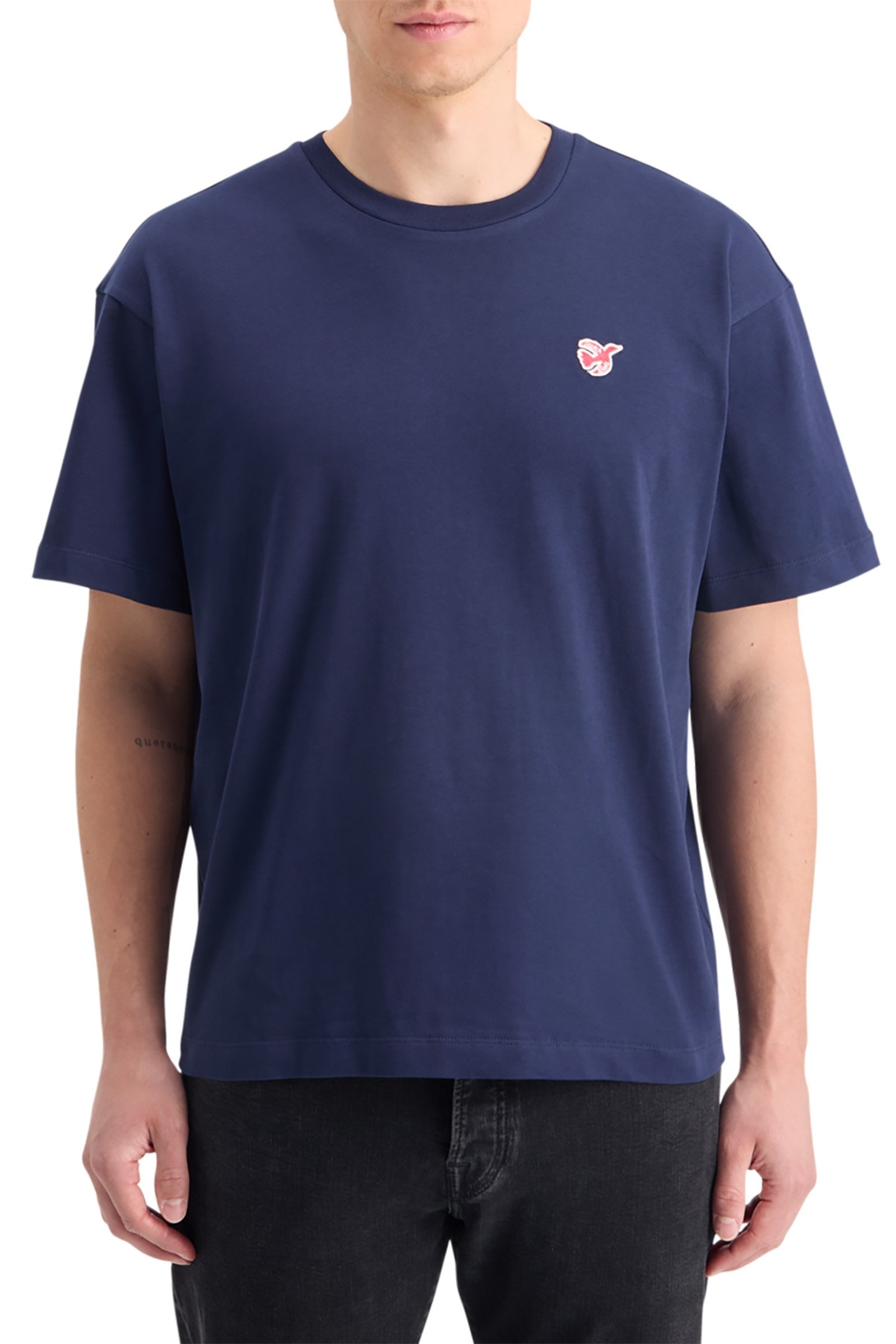 CORE - THE FREE SPIRIT PEACE BIRD T-SHIRT NAVY 1