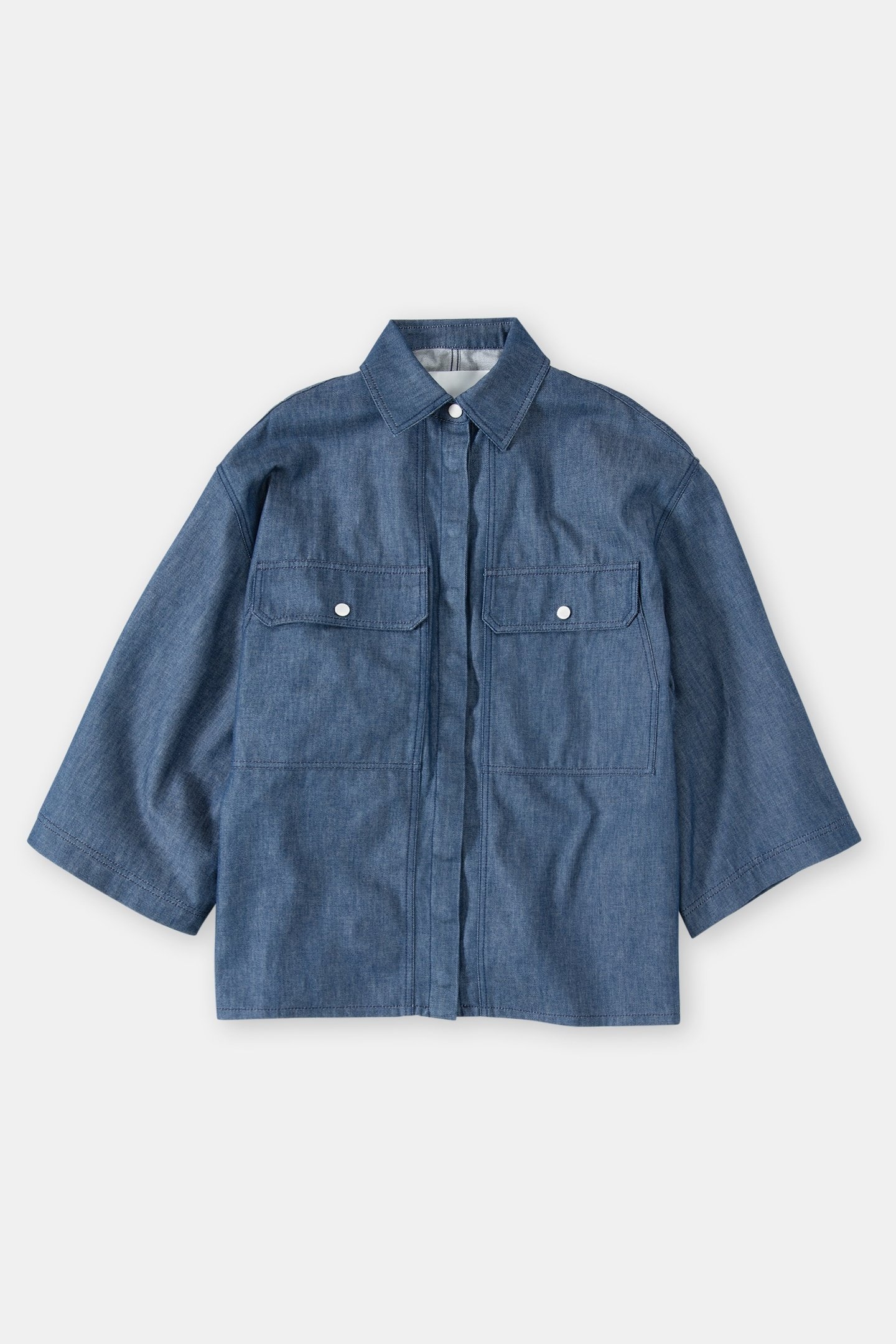 BOYFRIEND SHIRT DARK BLUE 5