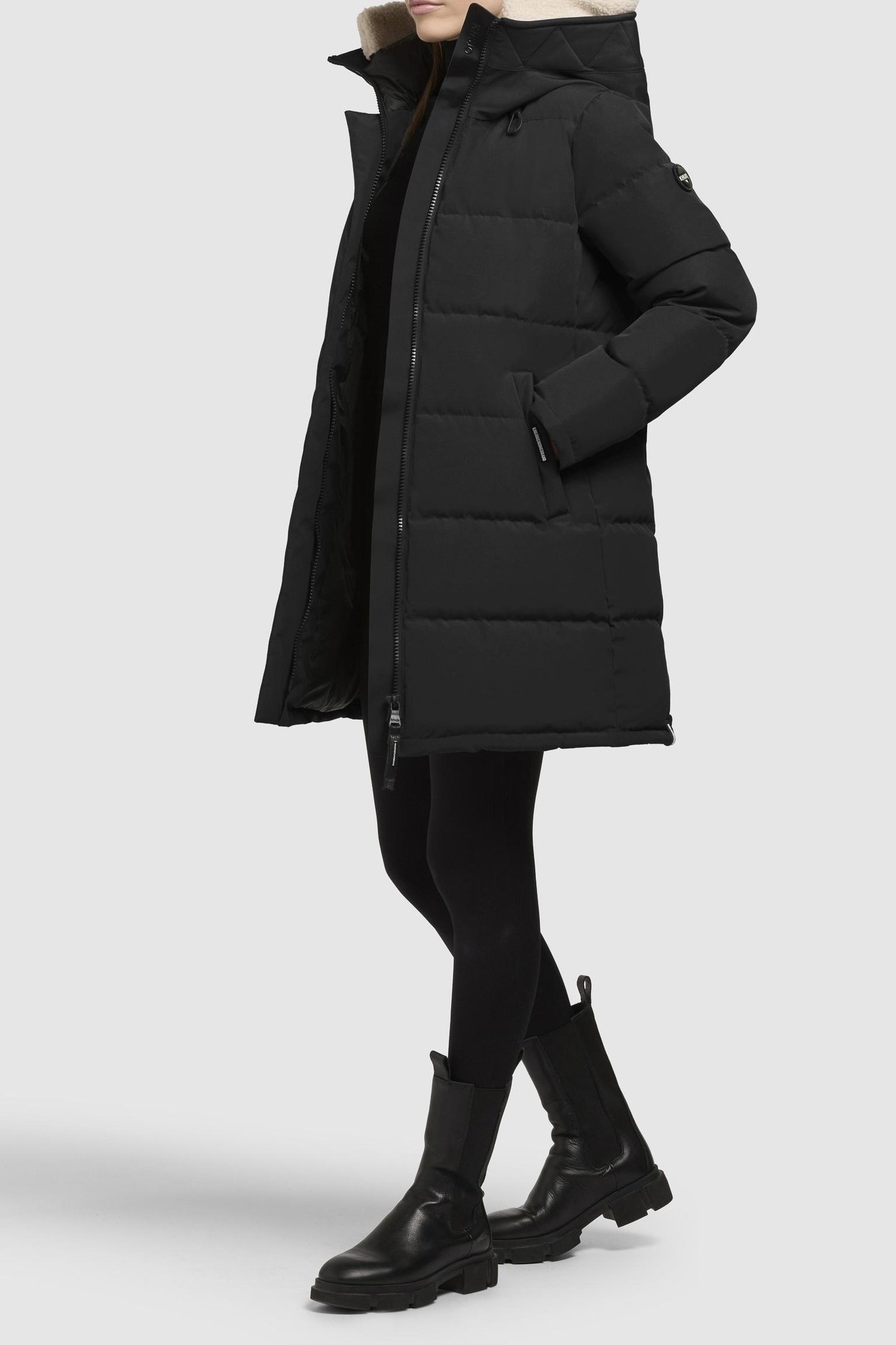 FALTD TEDDY COAT BLACK 2