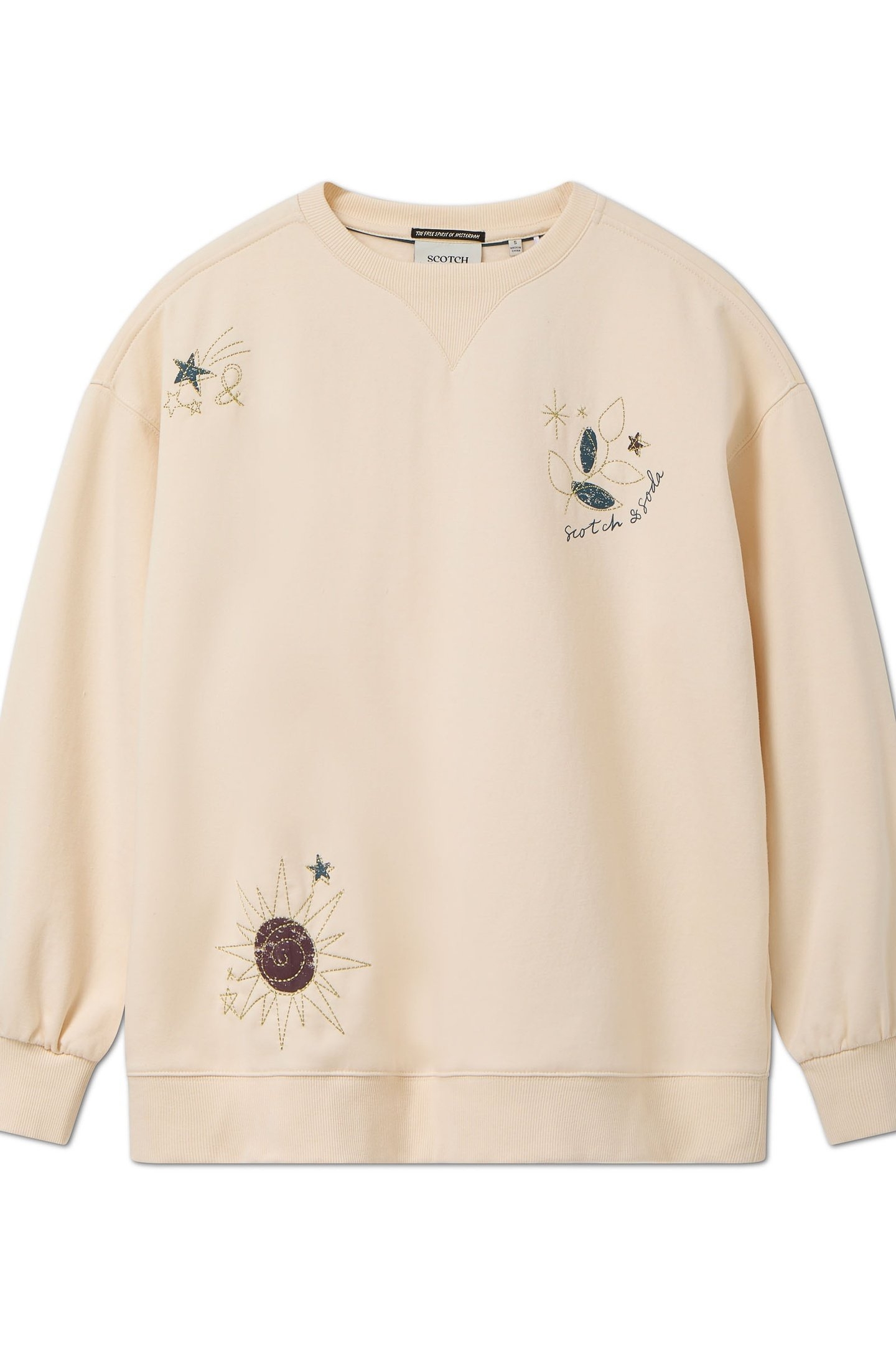 OVERSIZED GRAPHIC SWEATSHIRT OFF WHITE 4