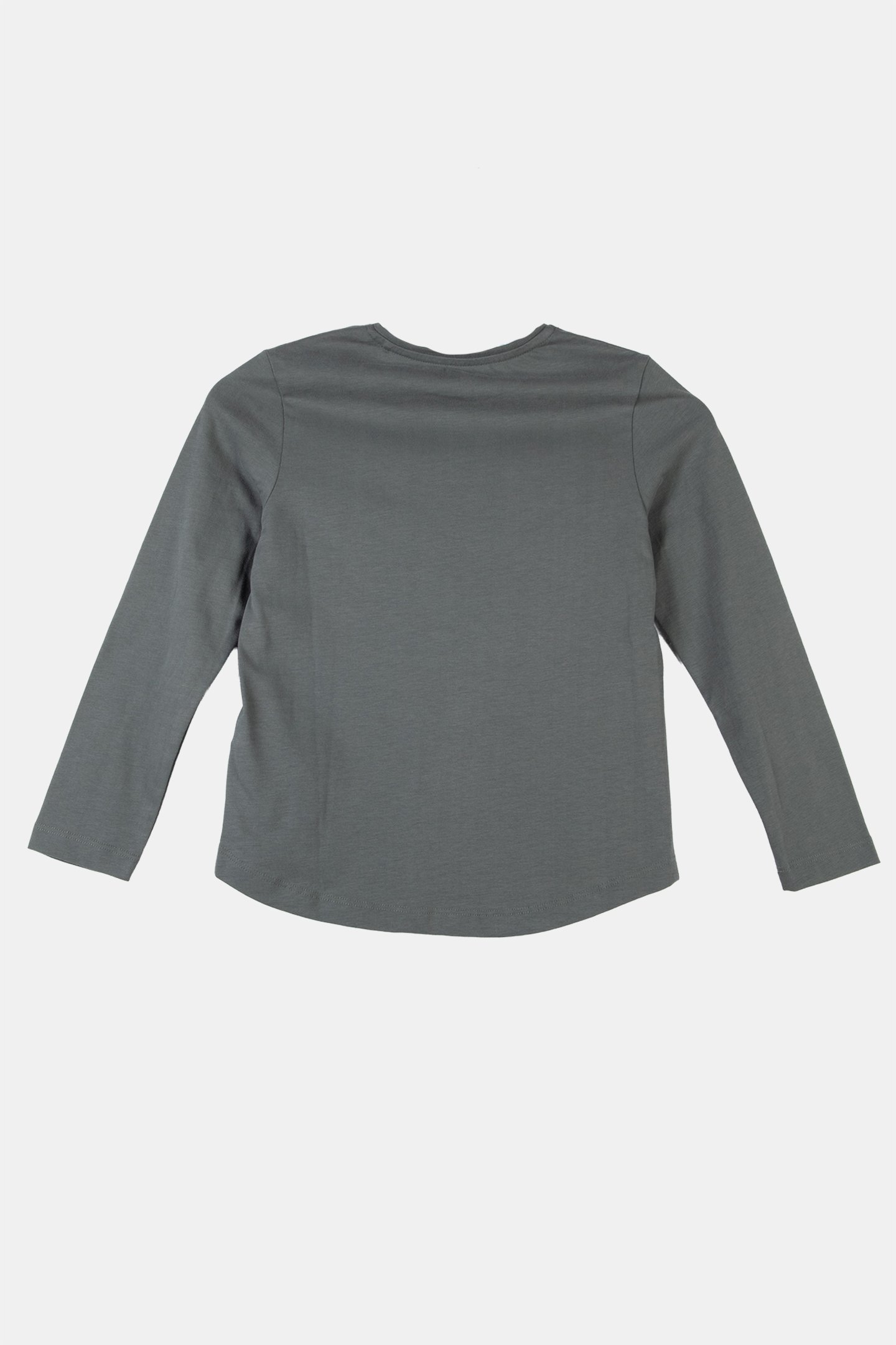 GIRLS EVALALF LONG SLEEVE T-SHIRT DUSTY GREEN 3