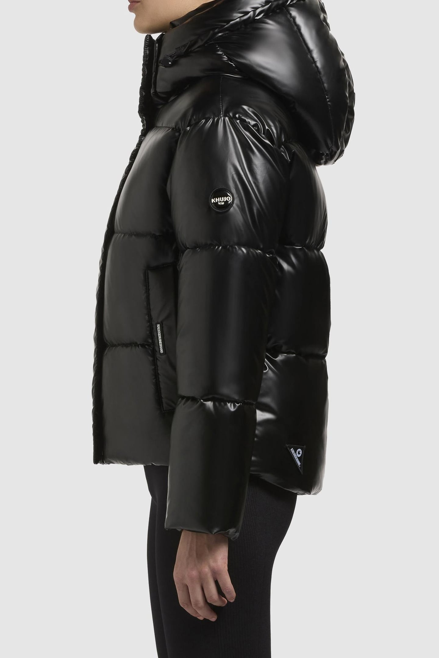 DEVINA SHINY JACKET BLACK 6