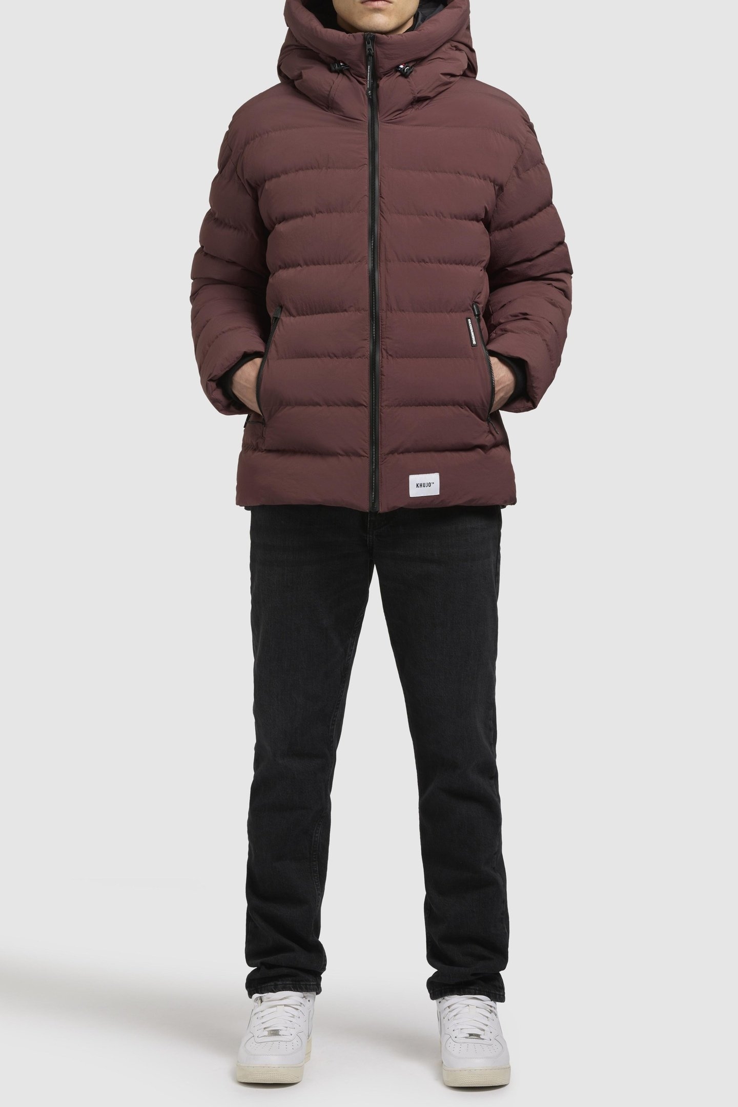 THENO JACKET BURGUNDY RED 3