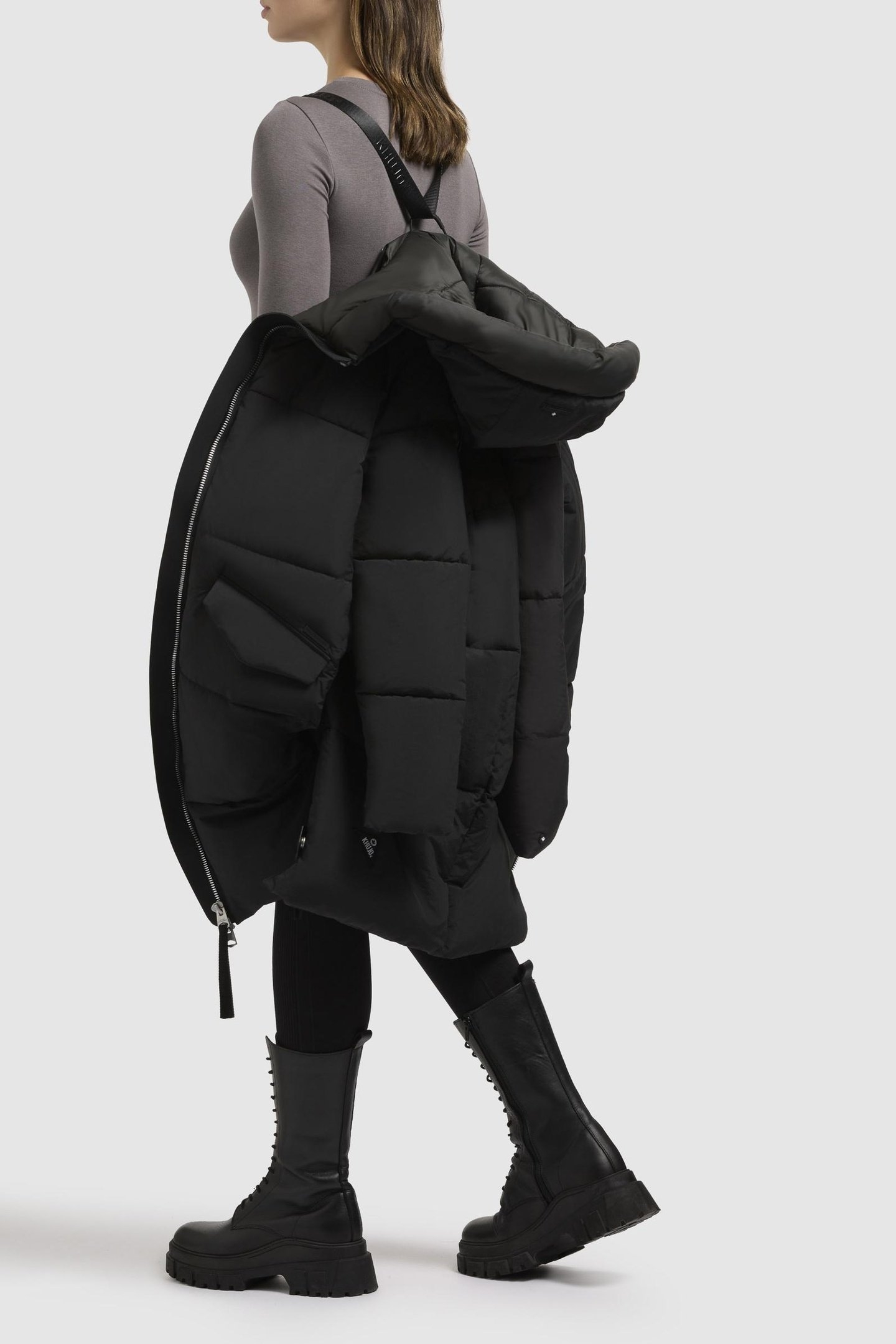 GISEL COAT OBRAGE GREY 5