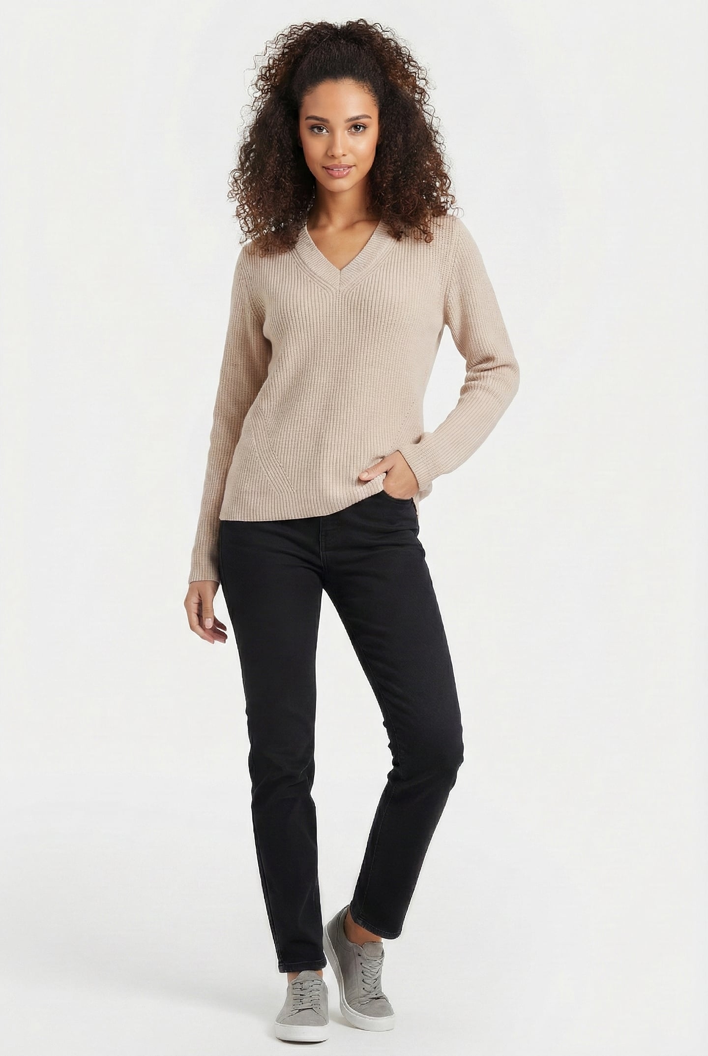 S.OLIVER PULLOVER BEIGE 1