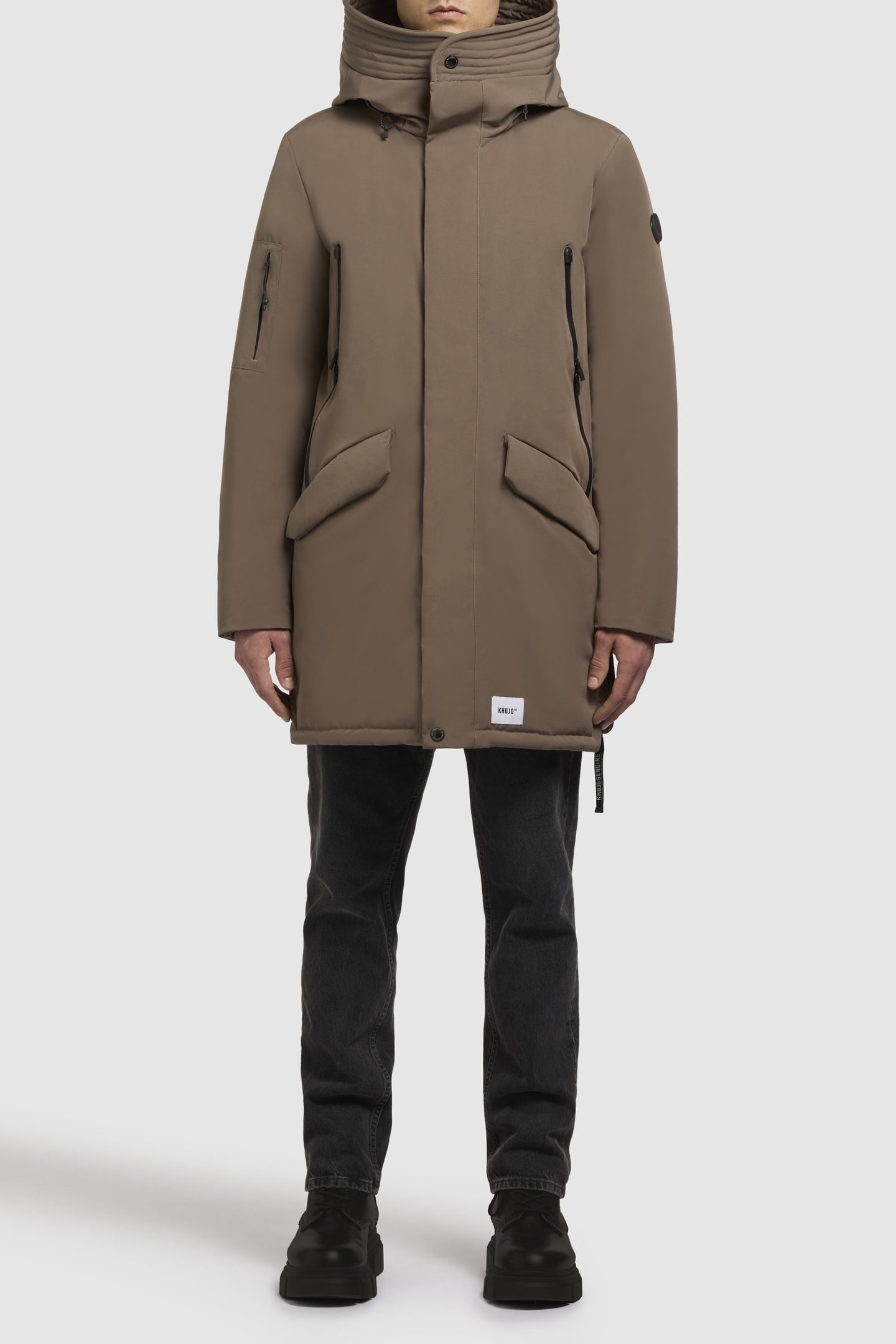LARC COAT CITY TAUPE 2