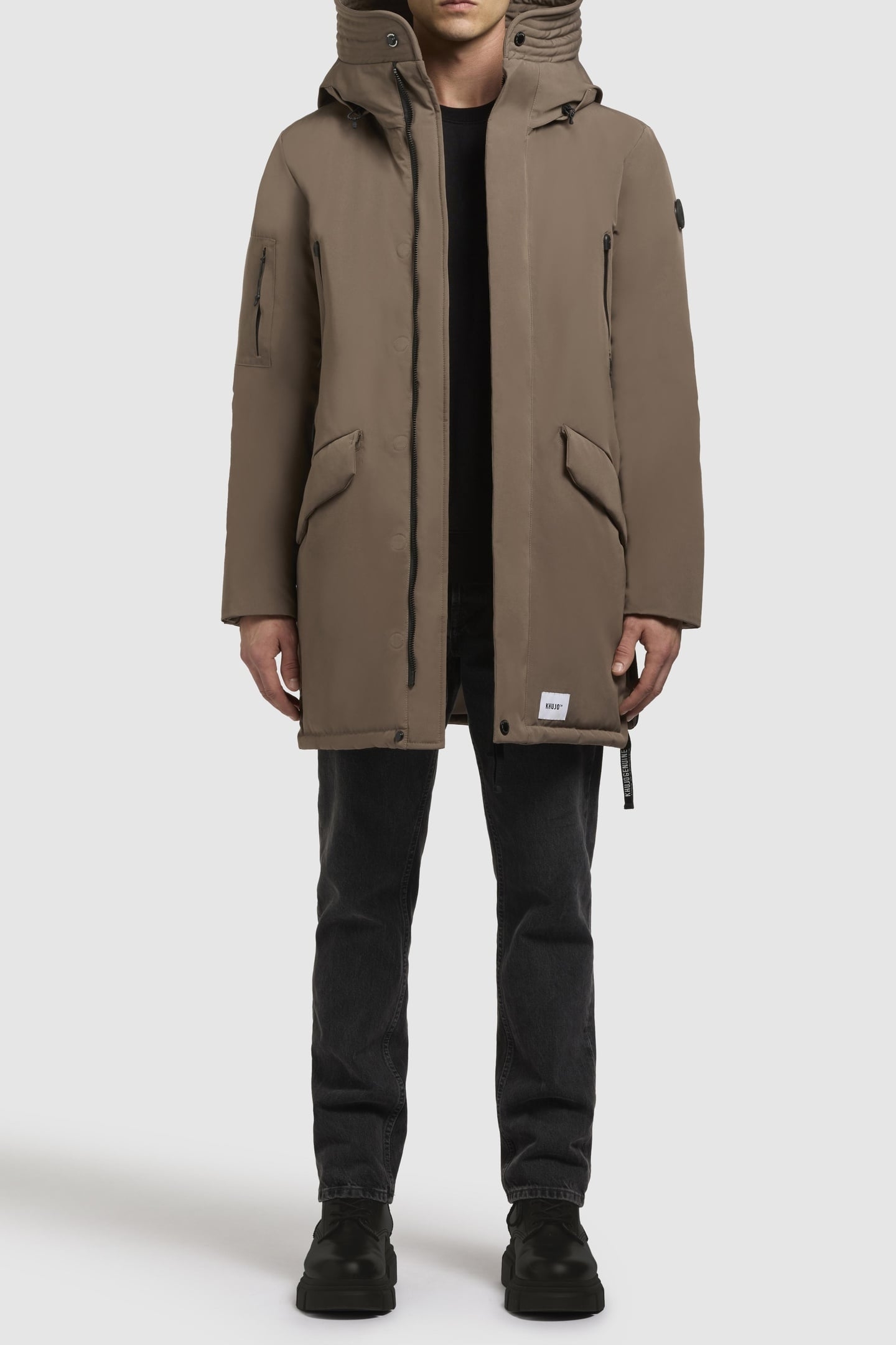 LARC COAT CITY TAUPE 1