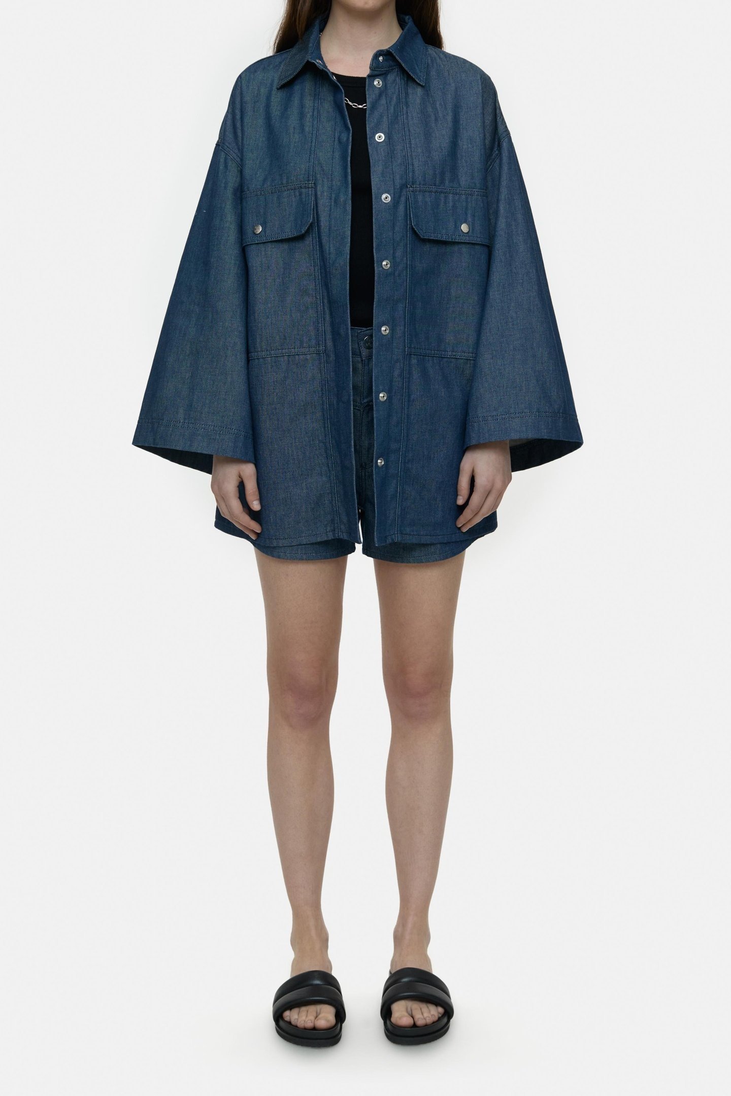 BOYFRIEND SHIRT DARK BLUE 2