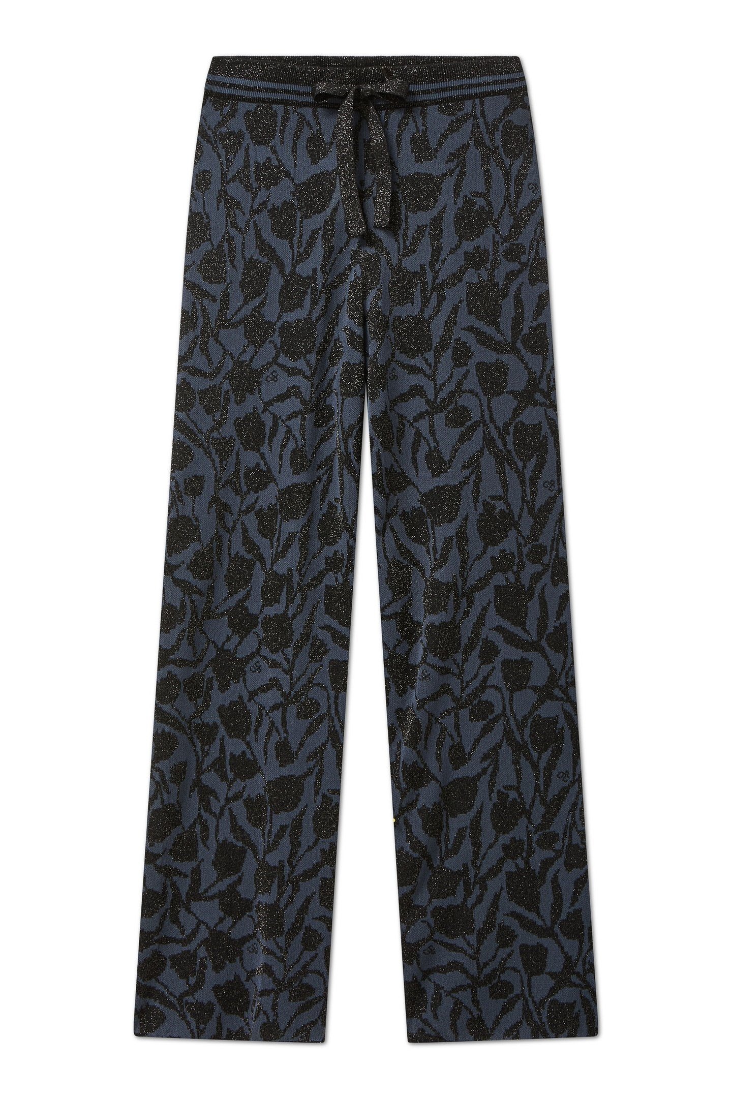 JACQUARD KNIT PANT SEABORNE/ BLACK NIGHT LUREX 4