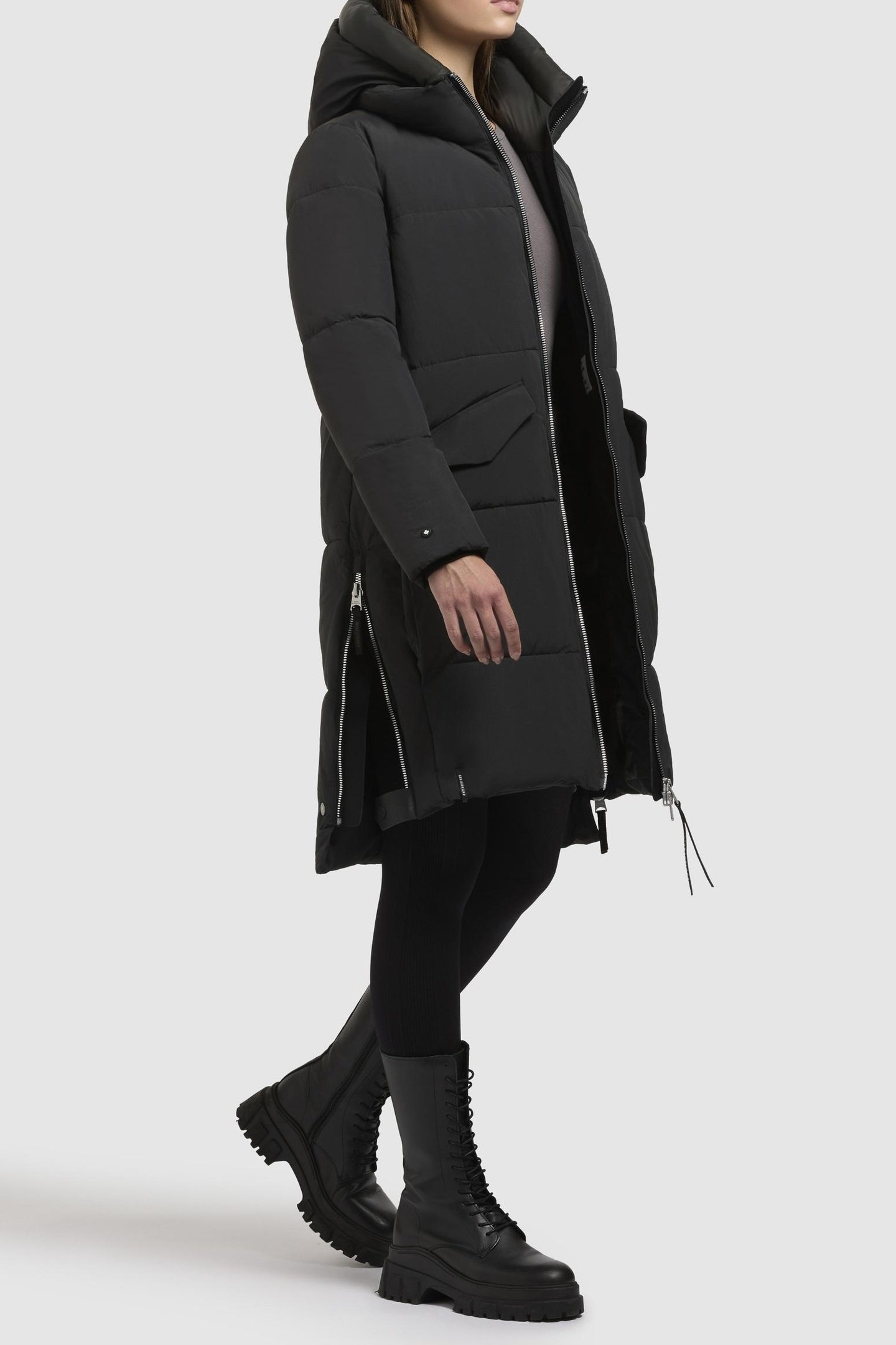 GISEL COAT OBRAGE GREY 6