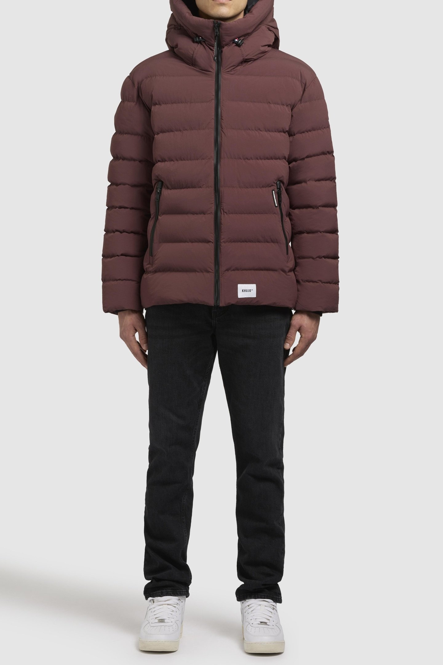 THENO JACKET BURGUNDY RED 1