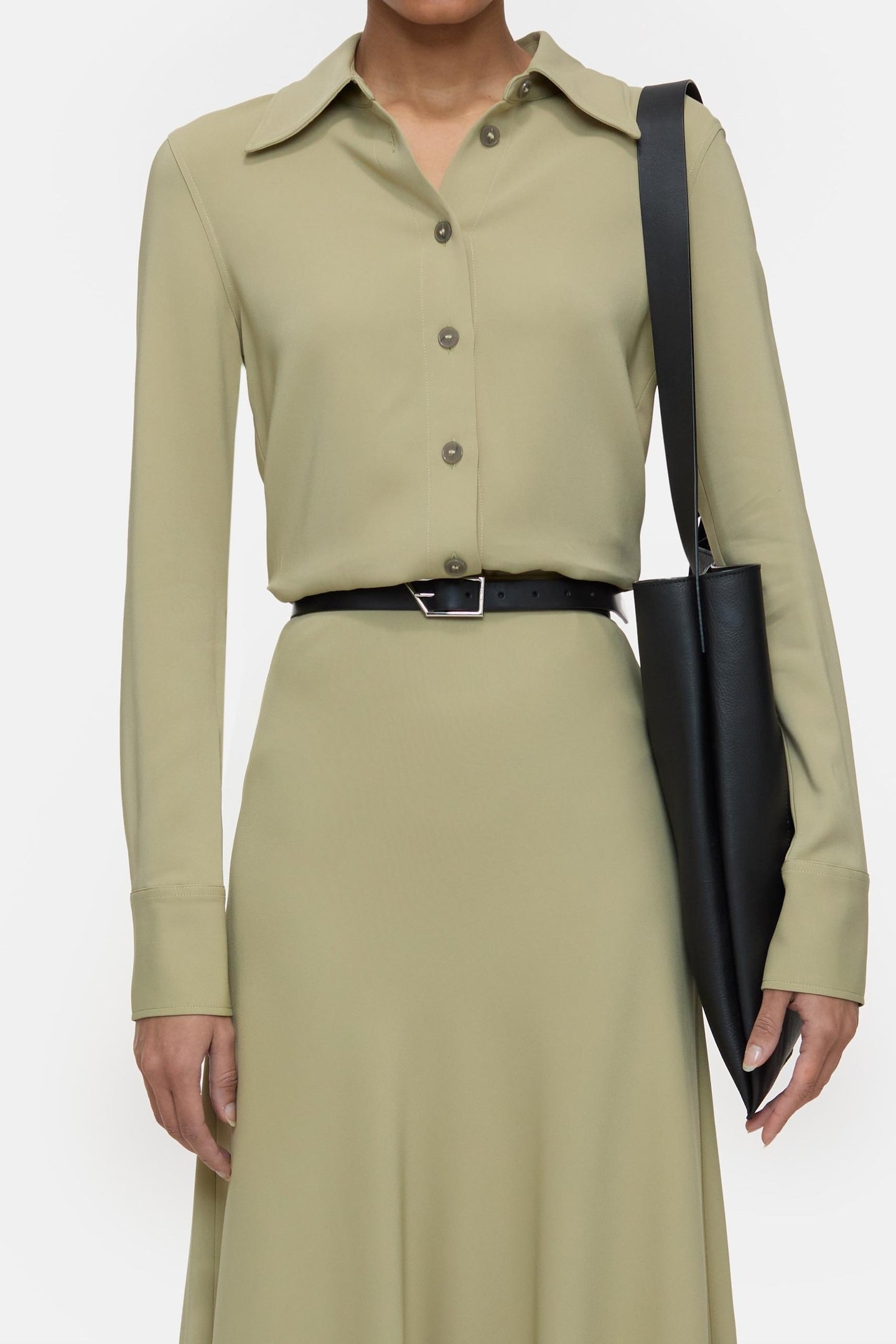 SLIM BLOUSE SAGE TEA 3